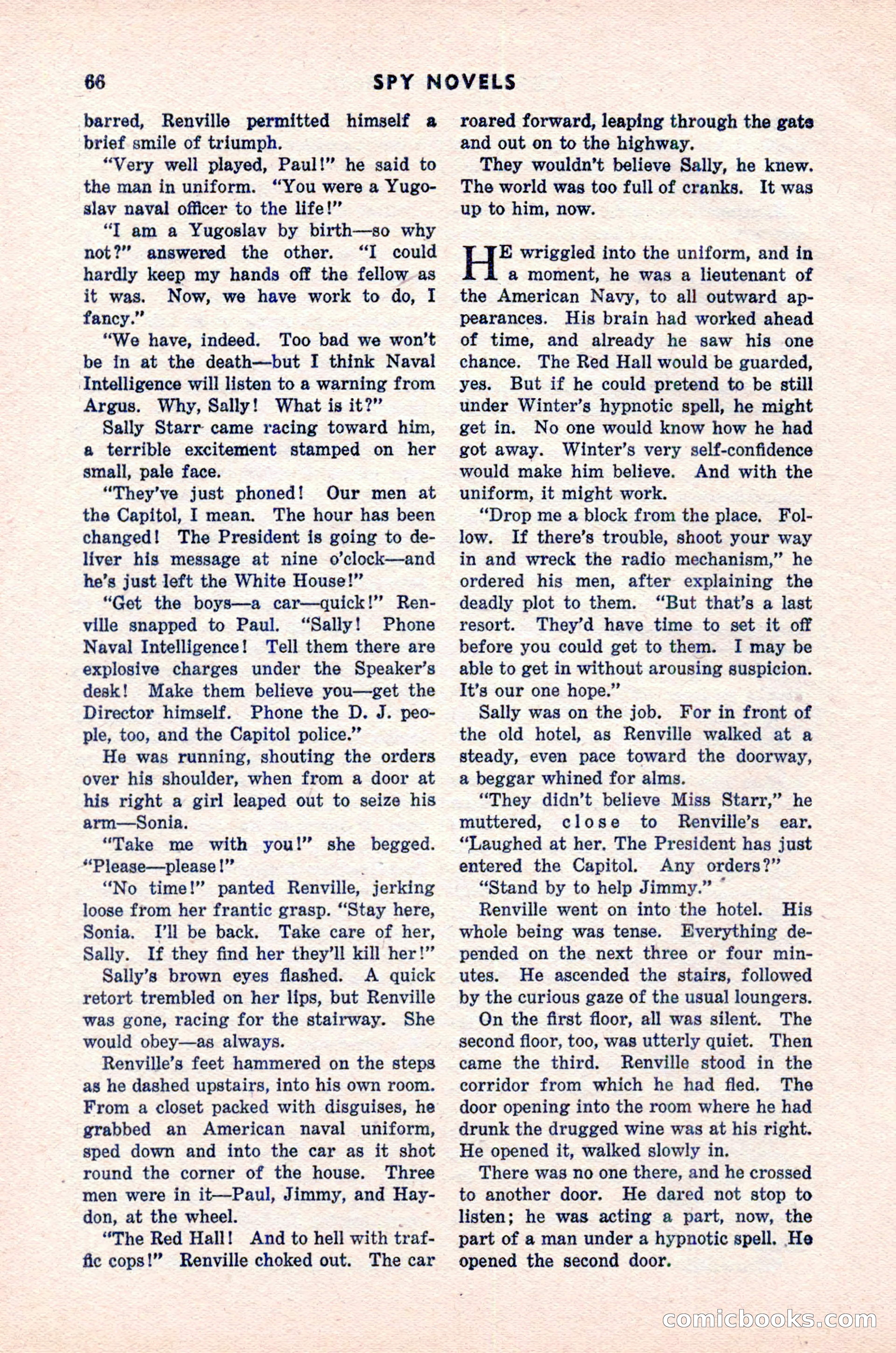 Spy Novels Magazine, June 1935 — page 68 of 122