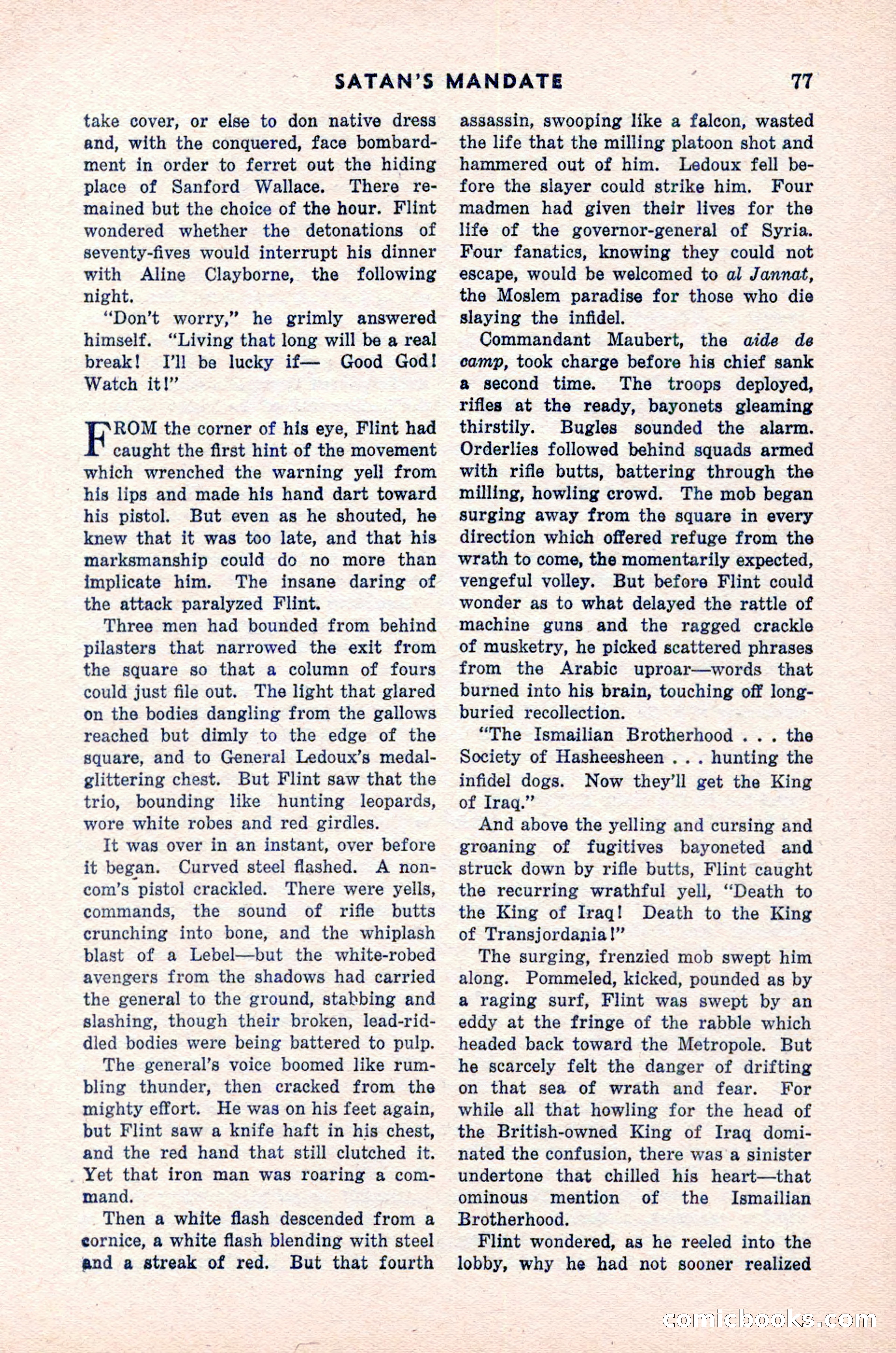Spy Novels Magazine, June 1935 — page 79 of 122