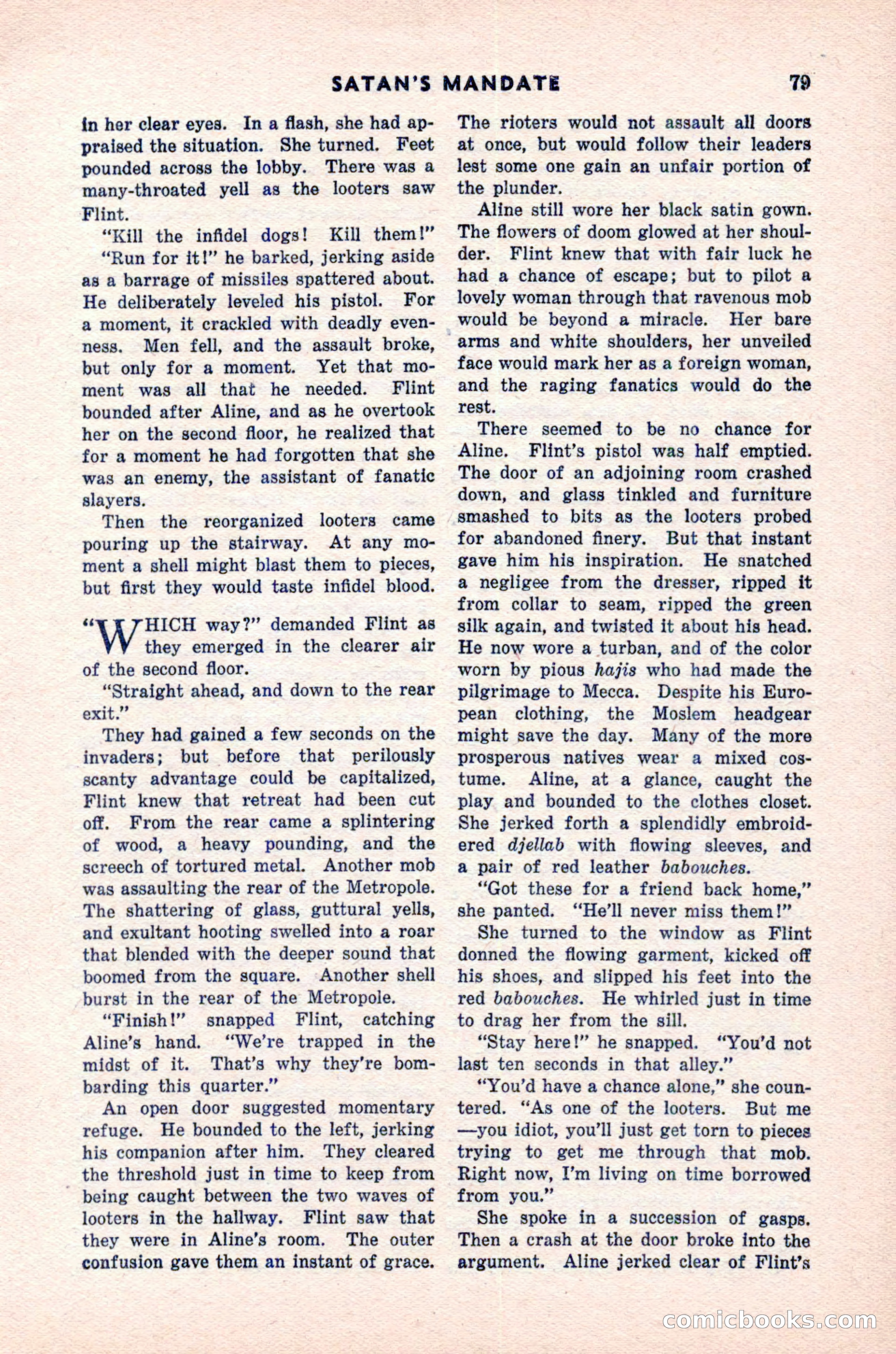 Spy Novels Magazine, June 1935 — page 81 of 122