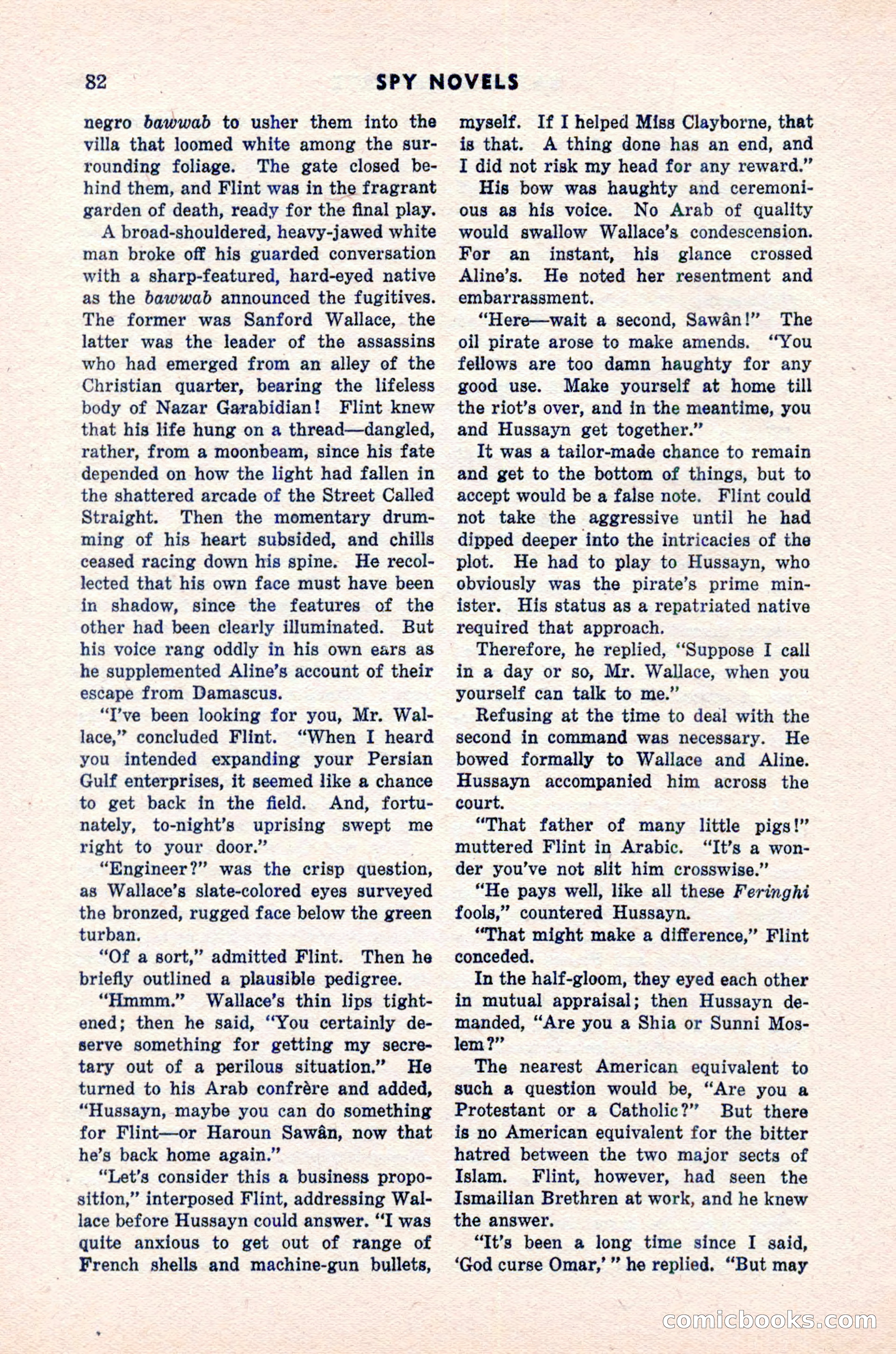 Spy Novels Magazine, June 1935 — page 84 of 122