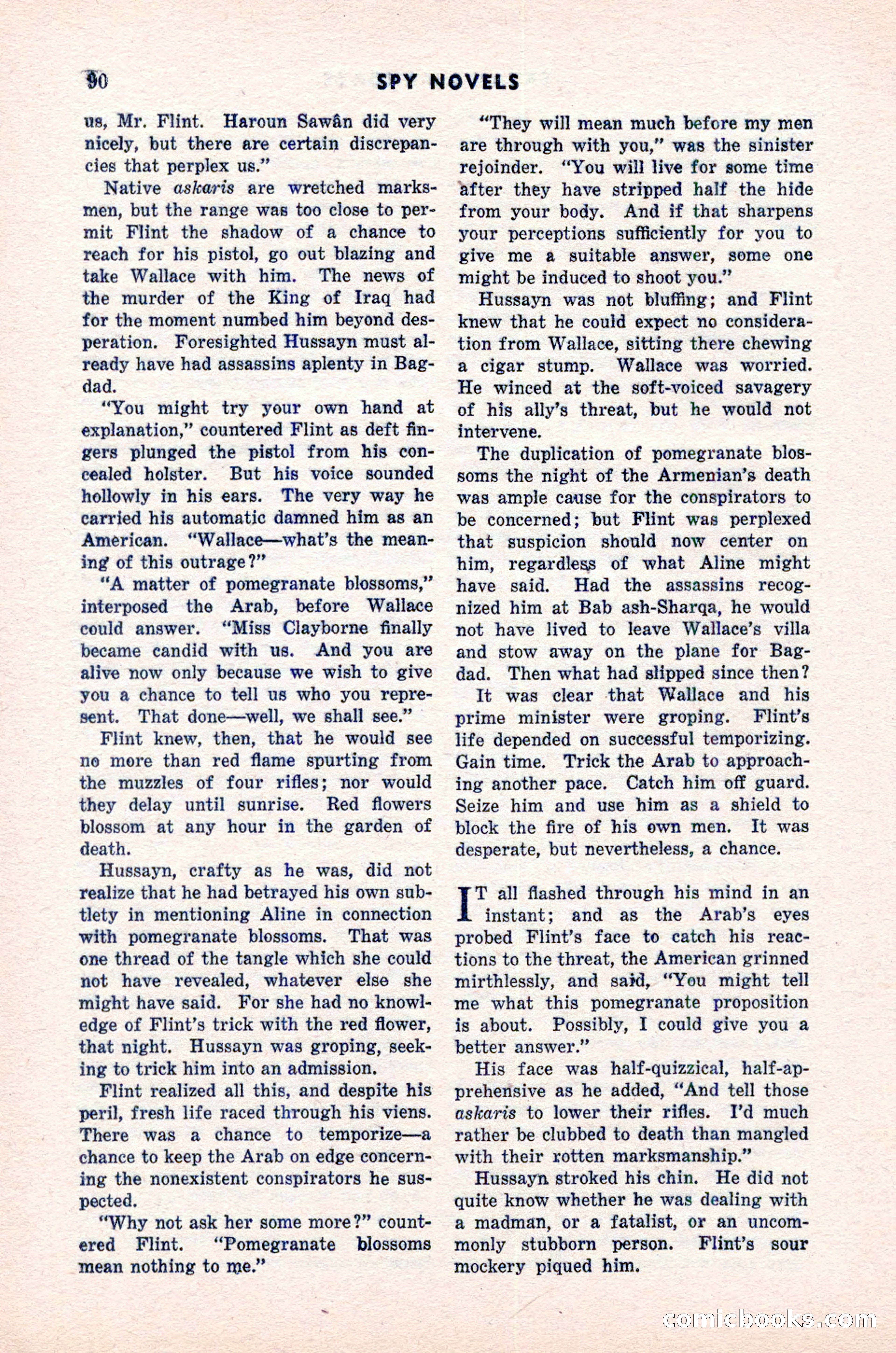 Spy Novels Magazine, June 1935 — page 92 of 122
