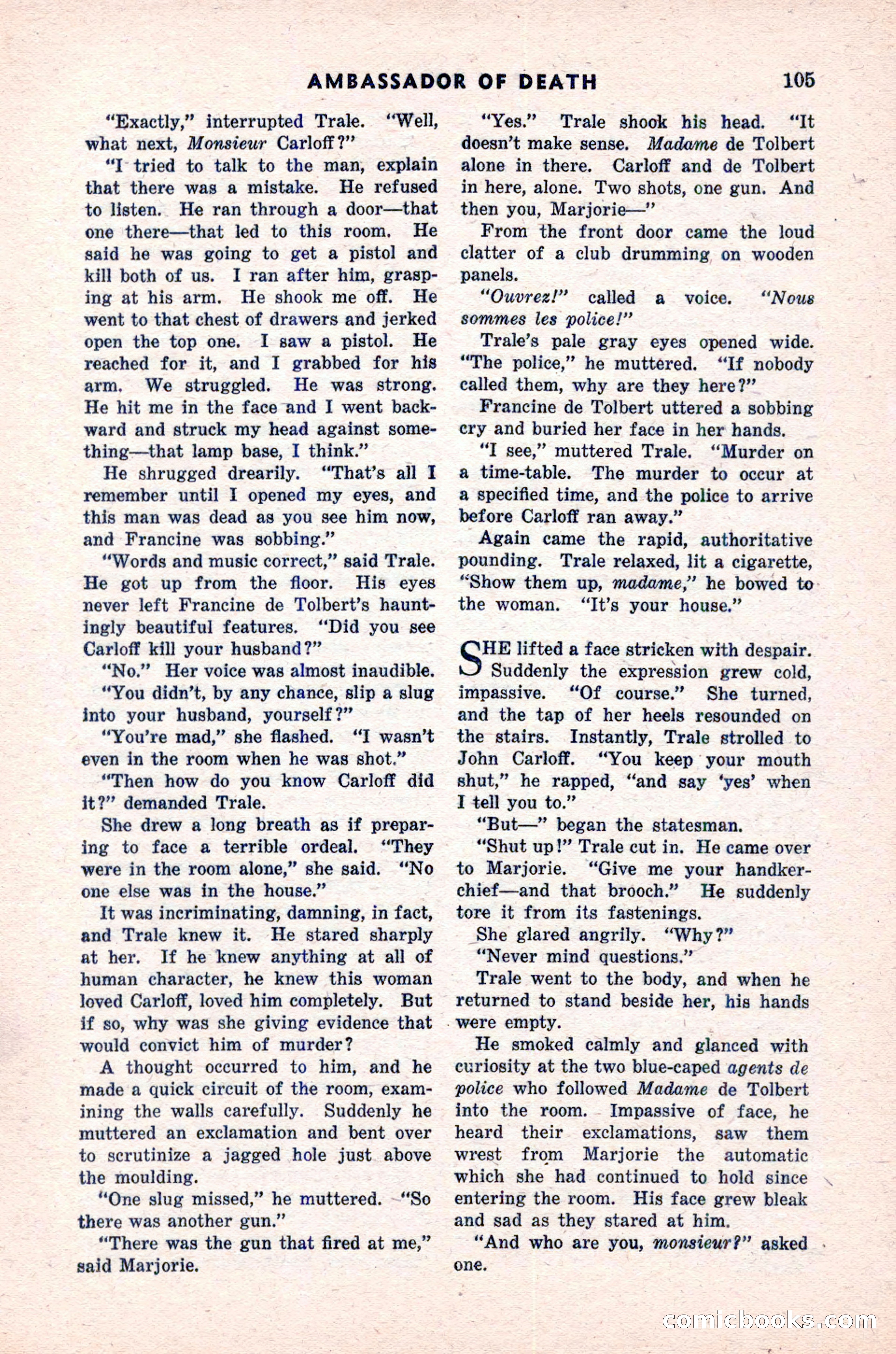 Spy Novels Magazine, June 1935 — page 107 of 122