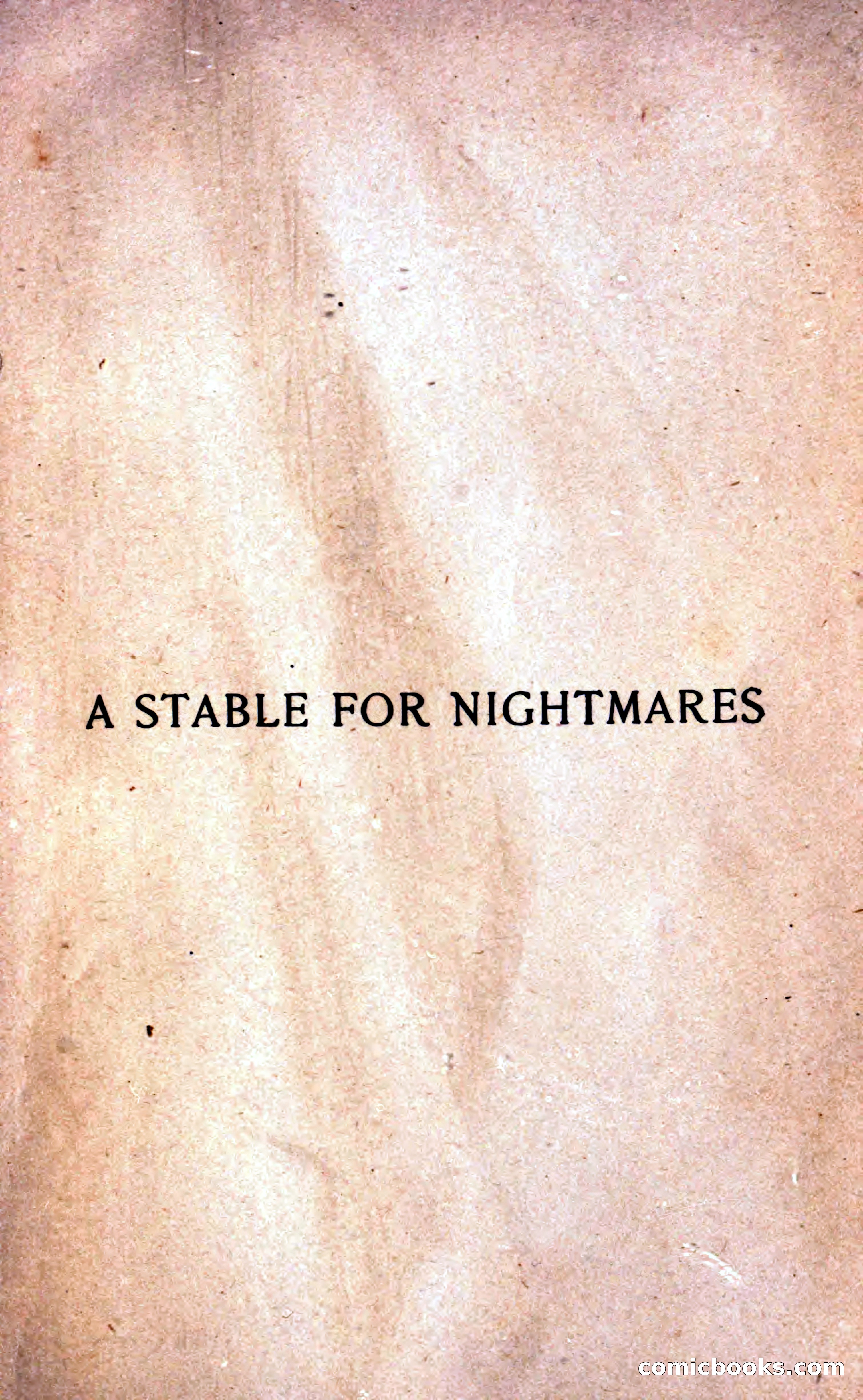 A Stable for Nightmares — page 5 of 274