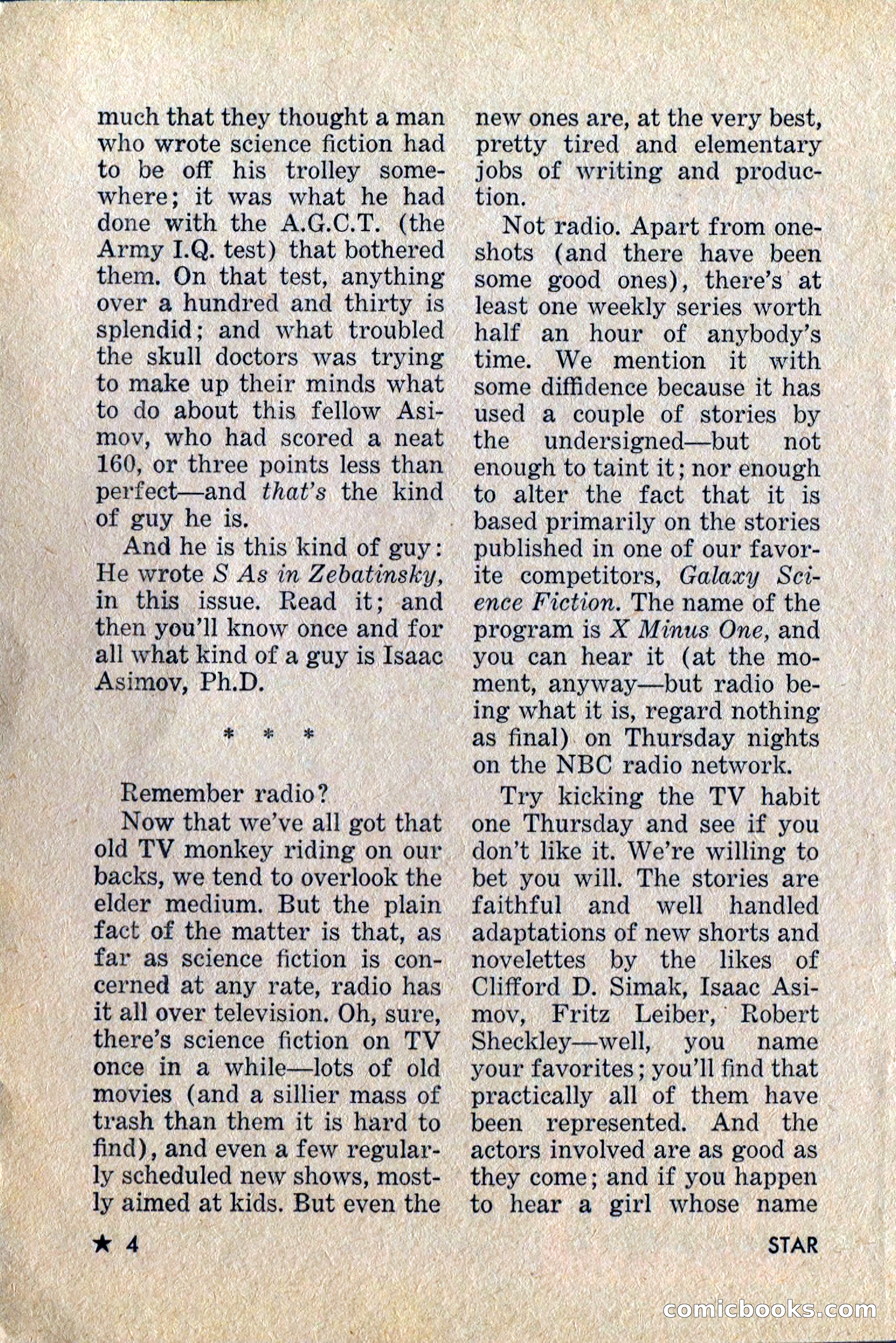 Star Science Fiction, January 1958 — page 6 of 132