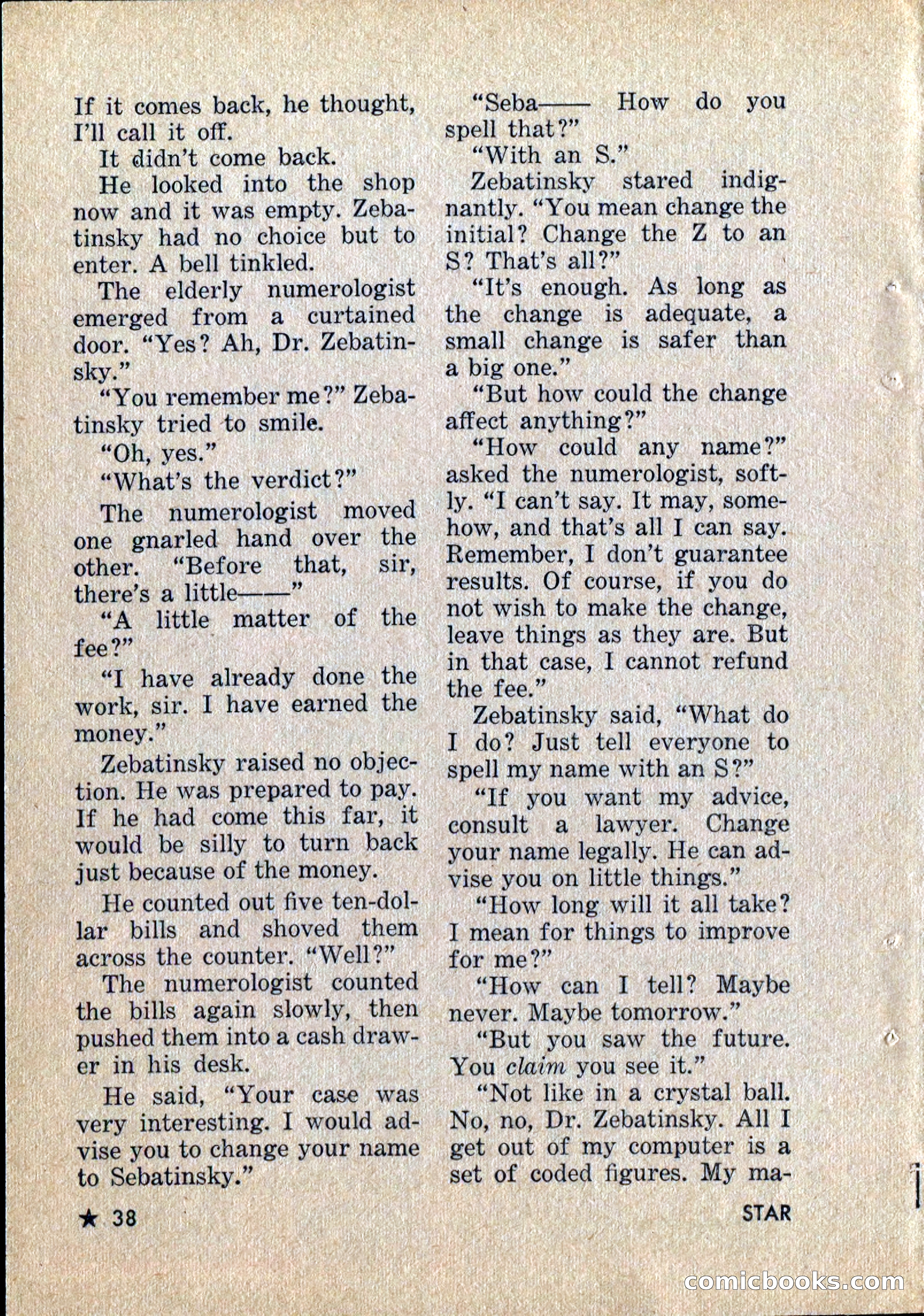 Star Science Fiction, January 1958 — page 40 of 132