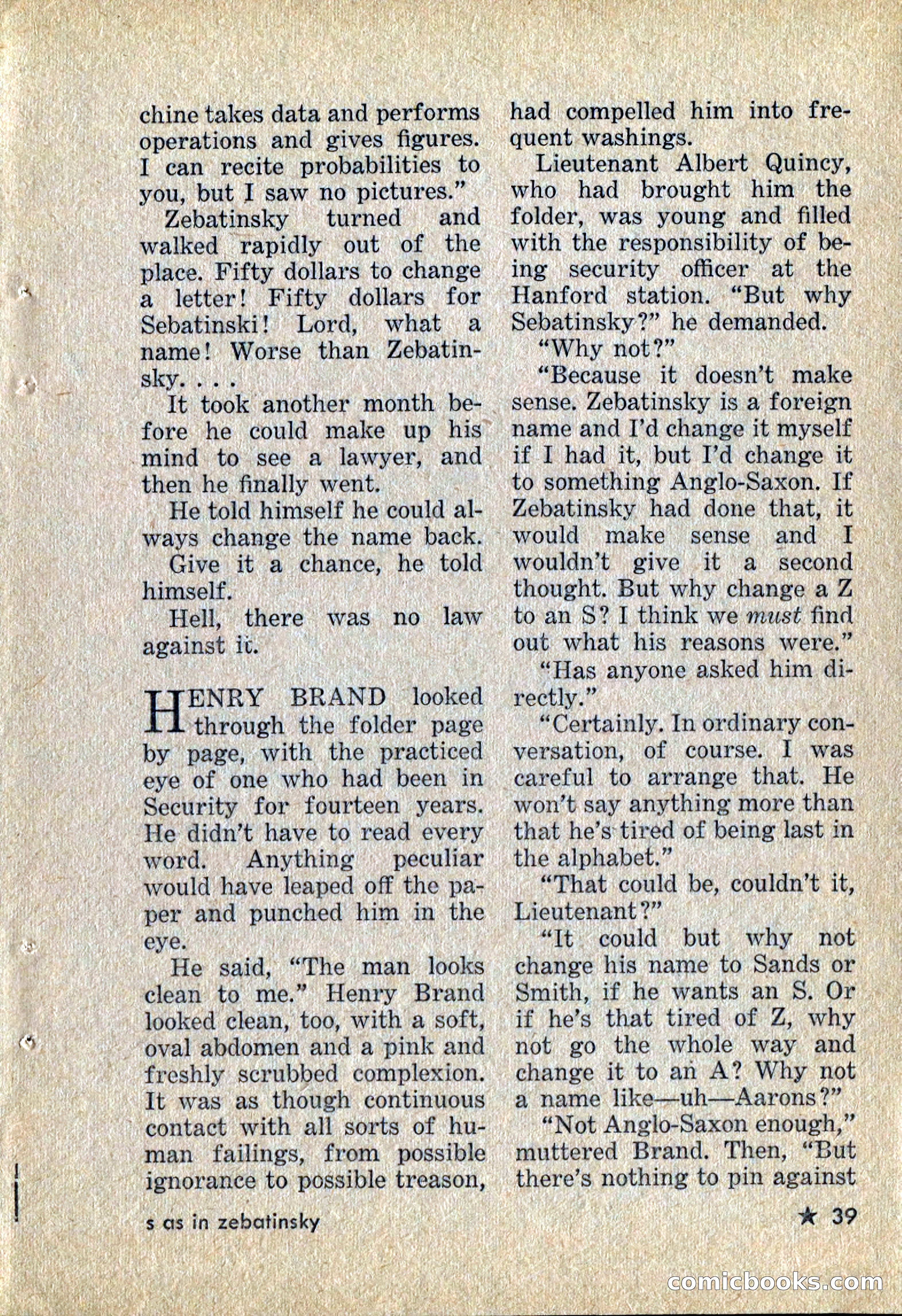 Star Science Fiction, January 1958 — page 41 of 132