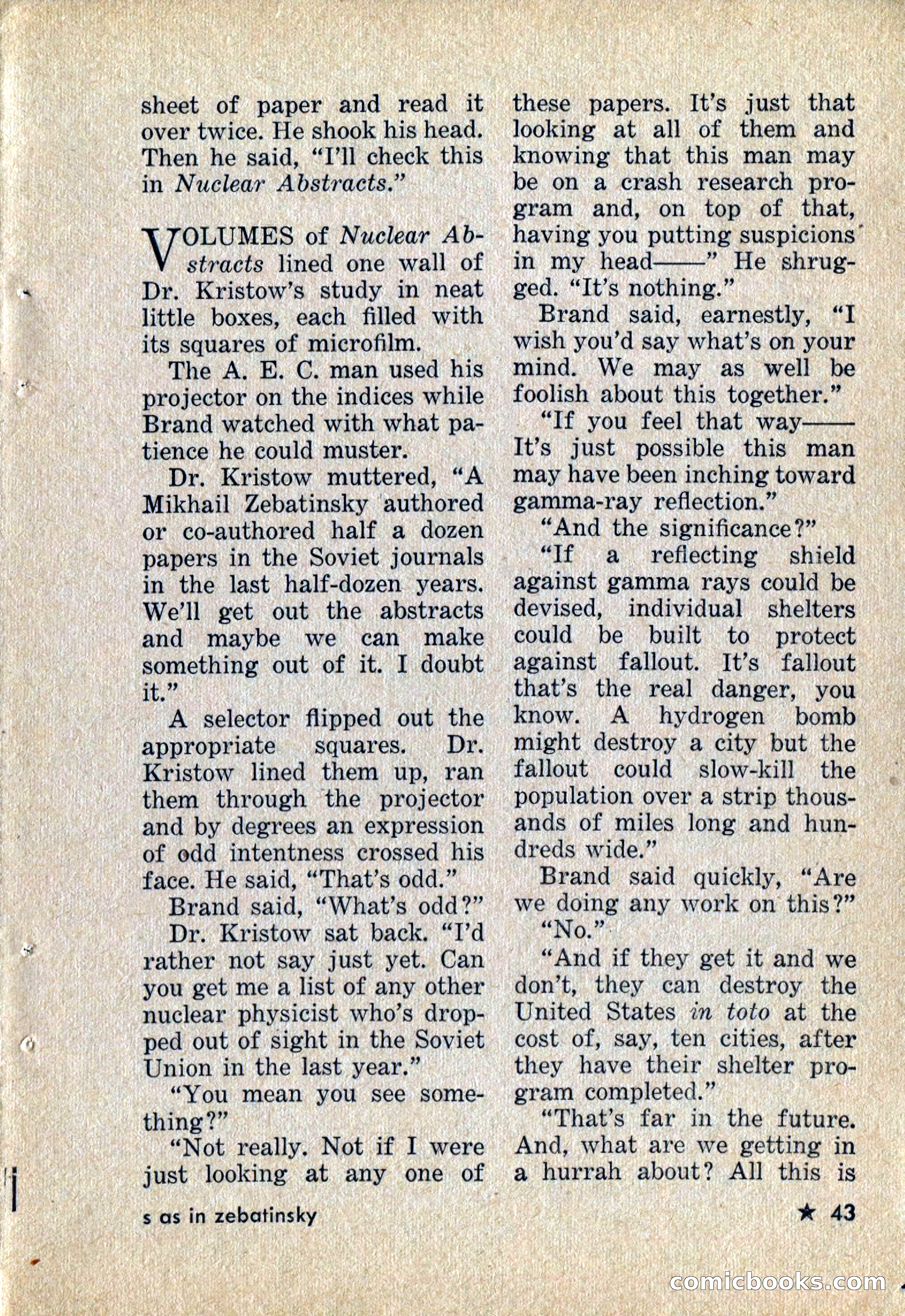 Star Science Fiction, January 1958 — page 45 of 132