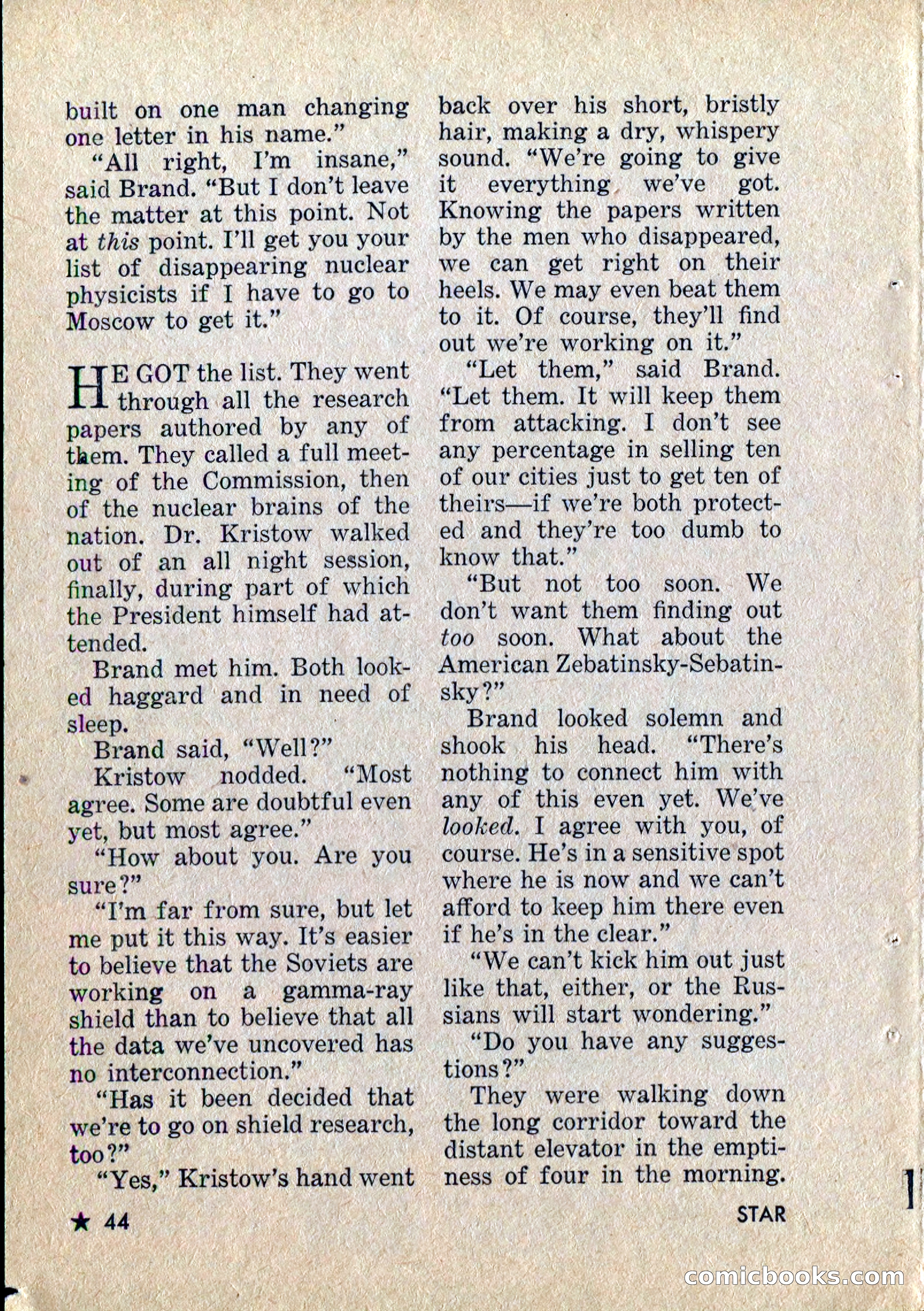Star Science Fiction, January 1958 — page 46 of 132