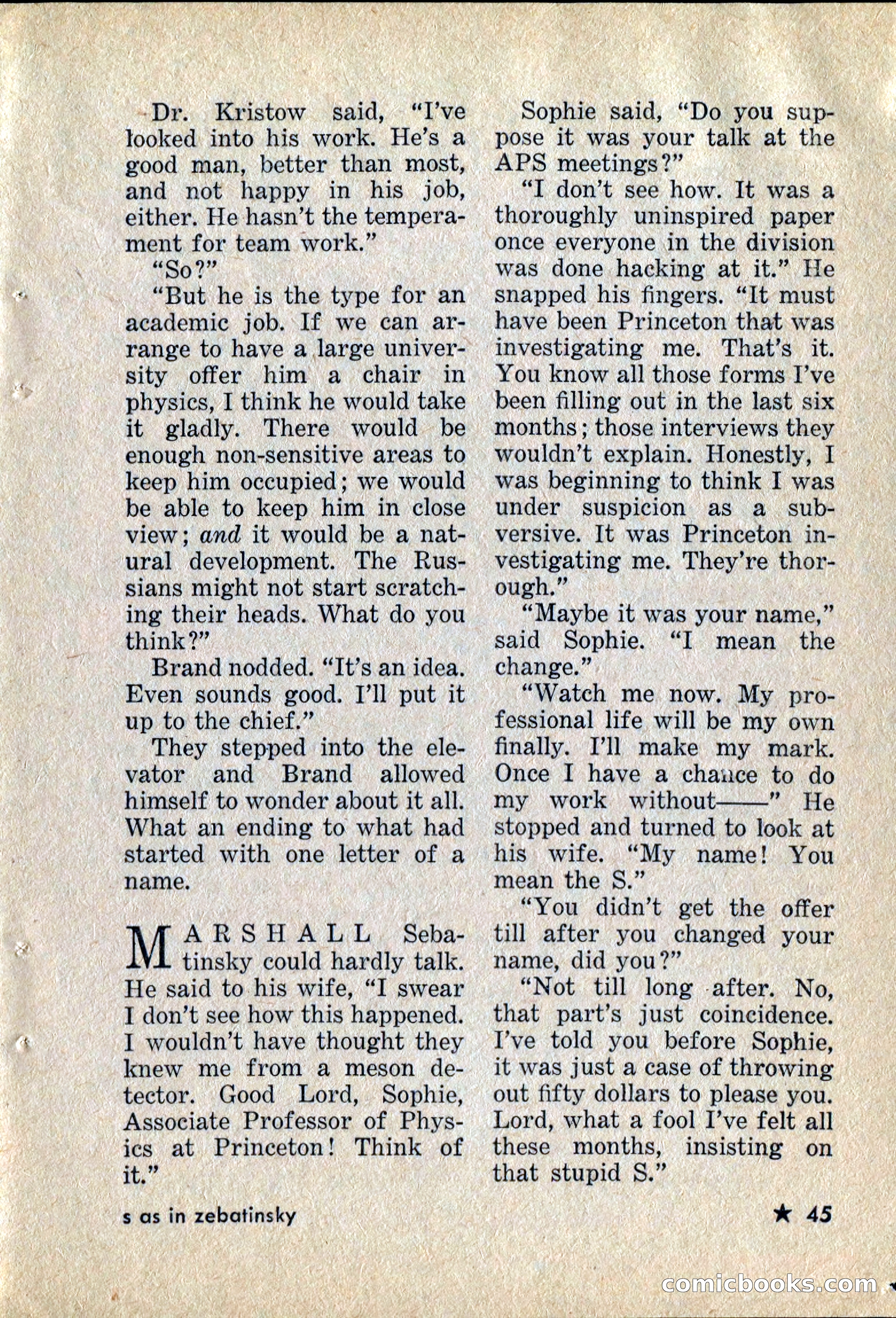 Star Science Fiction, January 1958 — page 47 of 132
