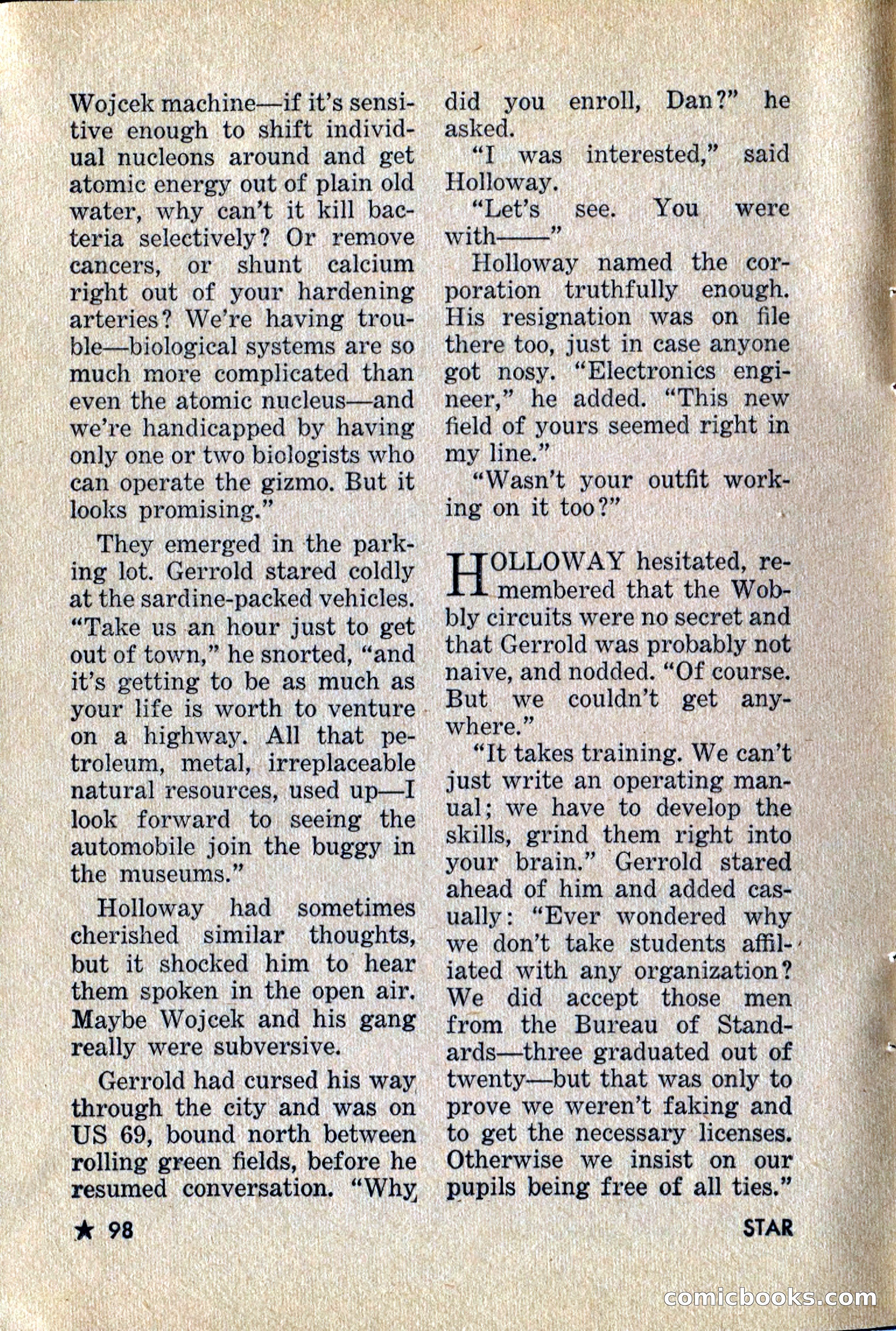 Star Science Fiction, January 1958 — page 100 of 132
