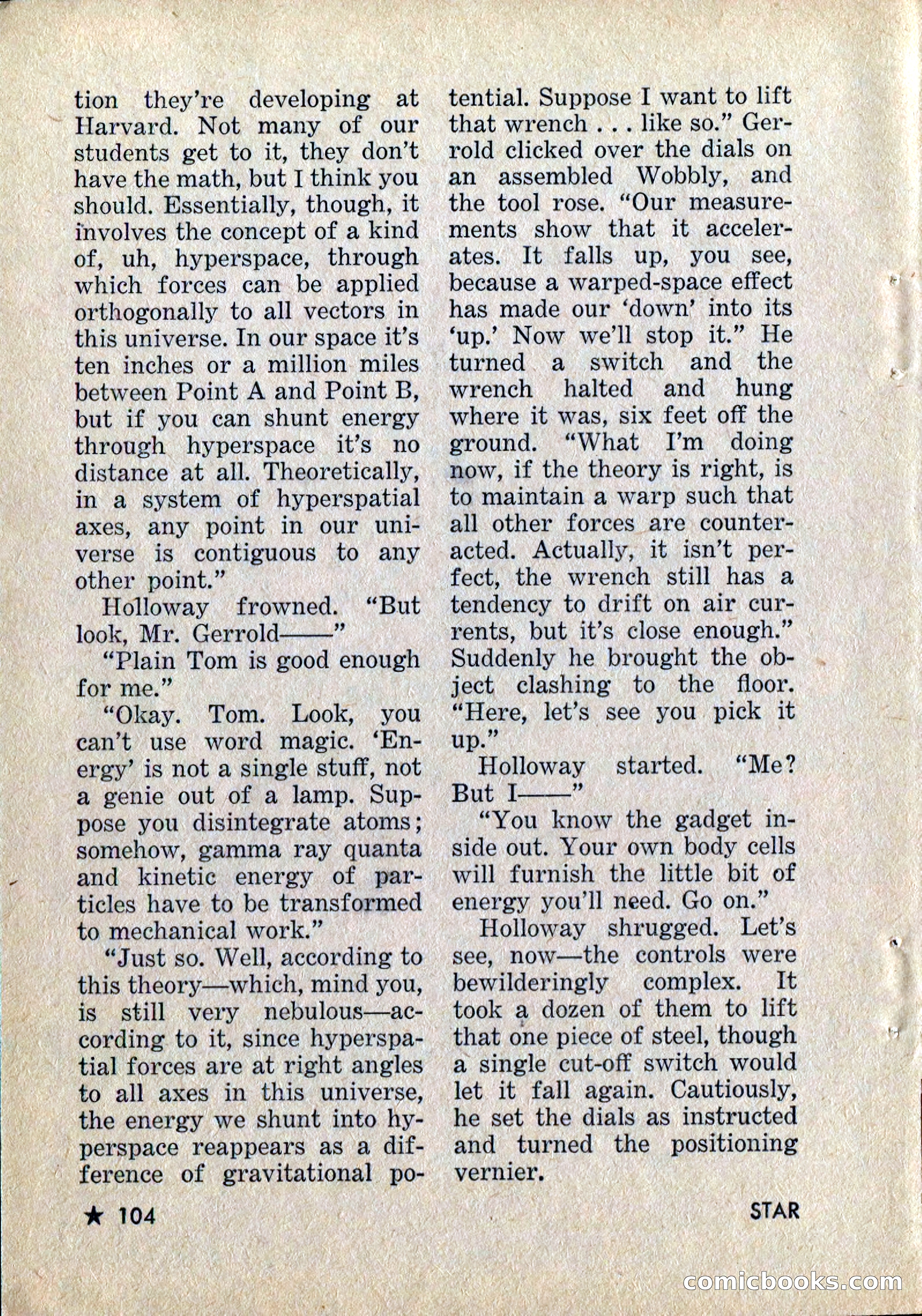 Star Science Fiction, January 1958 — page 106 of 132