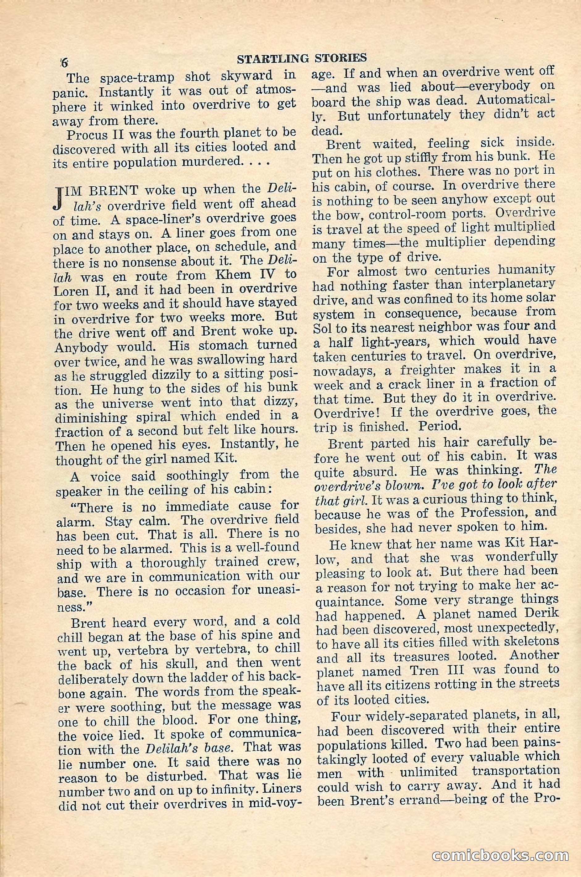 Startling Stories (New Zealand Edition) — page 6 of 68