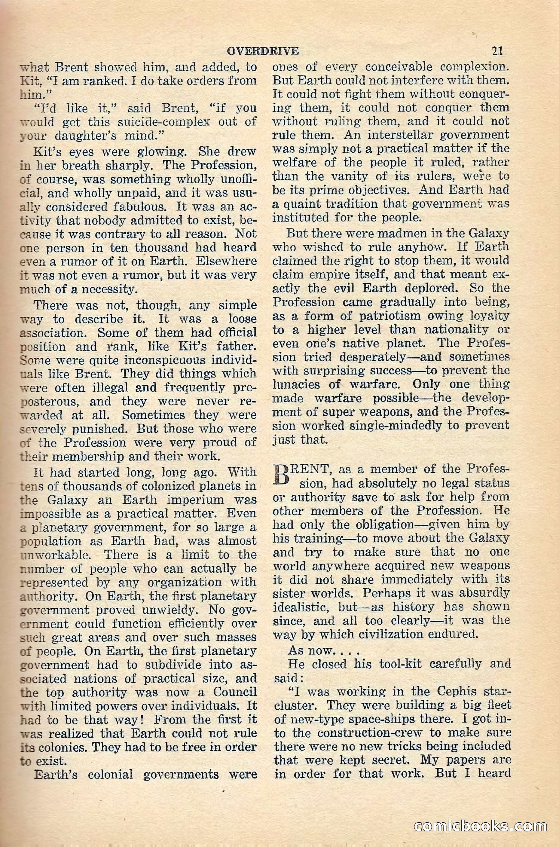 Startling Stories (New Zealand Edition) — page 21 of 68