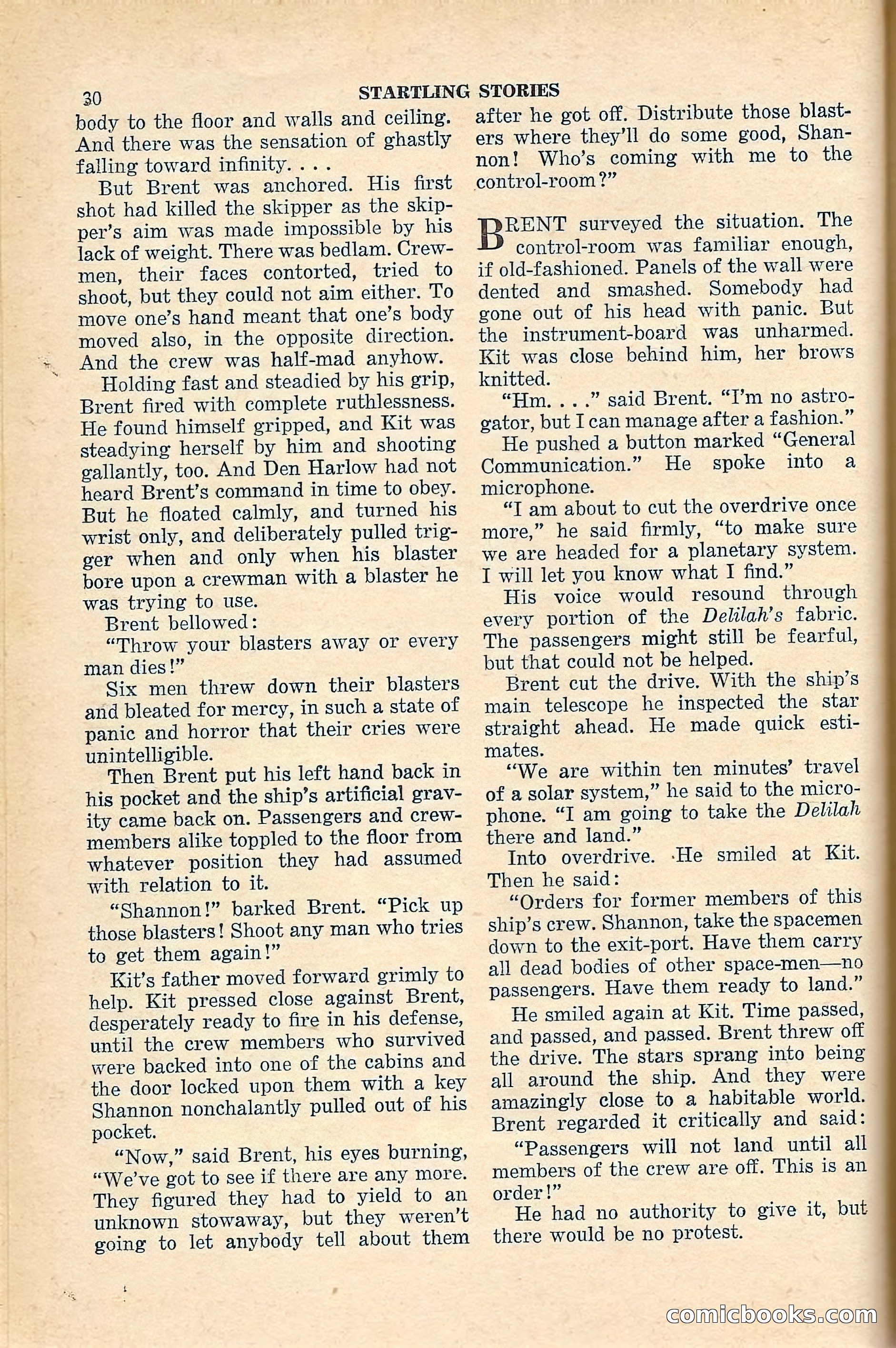 Startling Stories (New Zealand Edition) — page 30 of 68