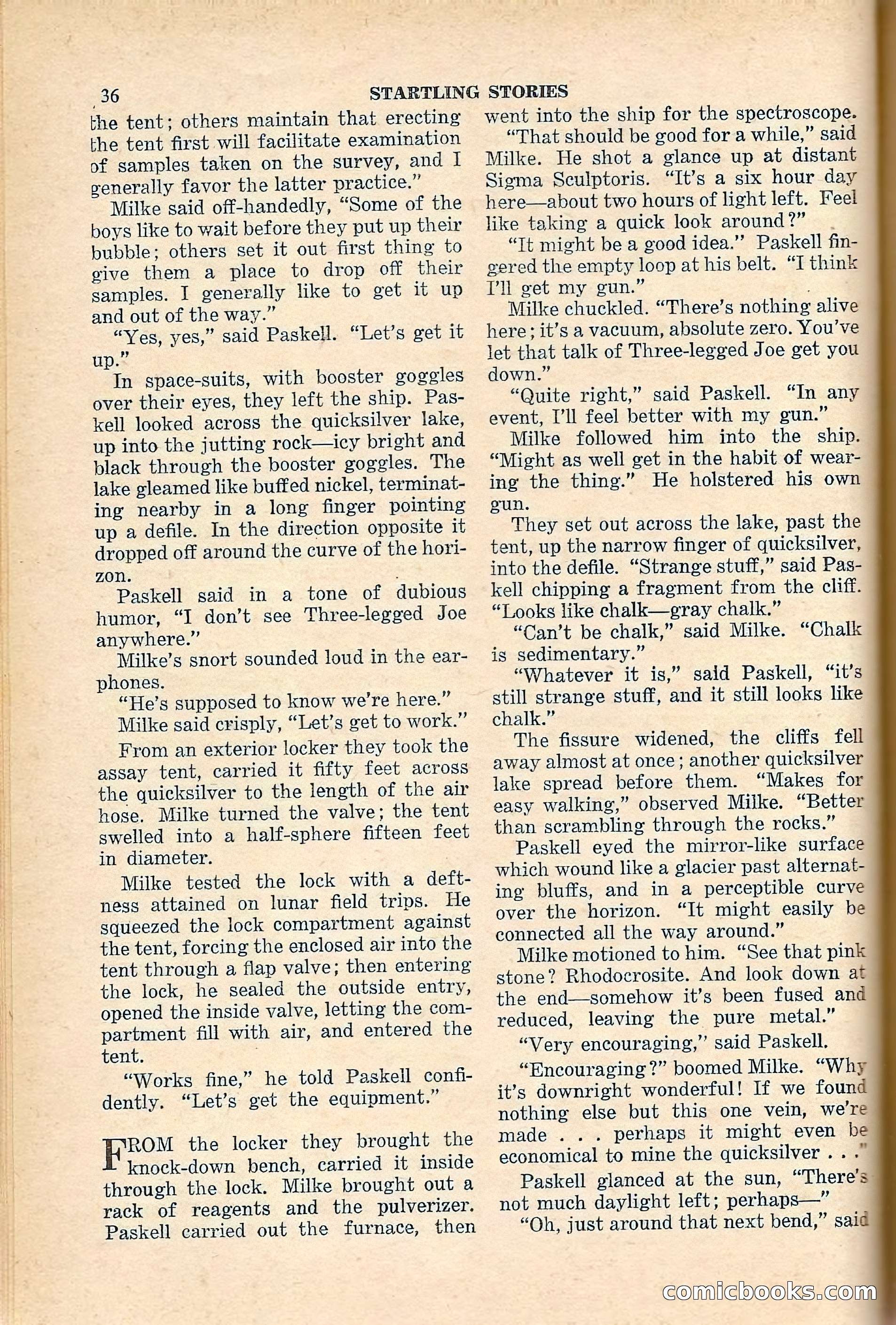 Startling Stories (New Zealand Edition) — page 36 of 68