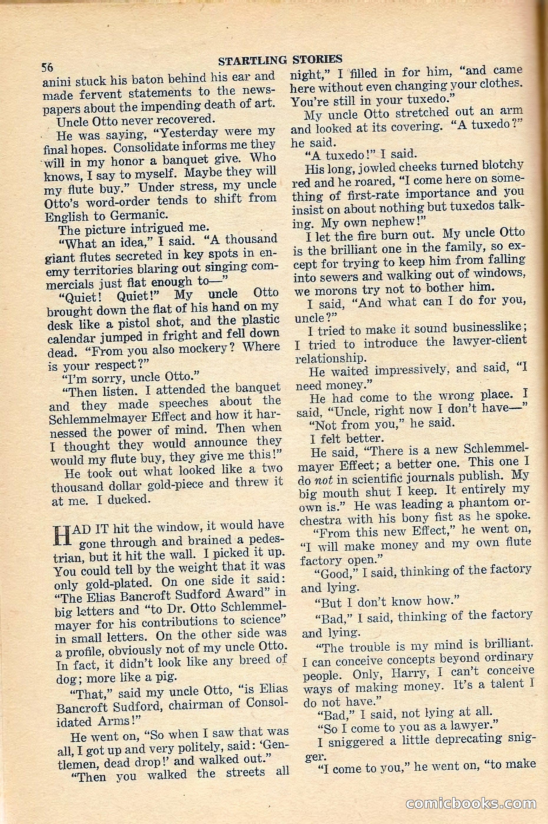 Startling Stories (New Zealand Edition) — page 56 of 68