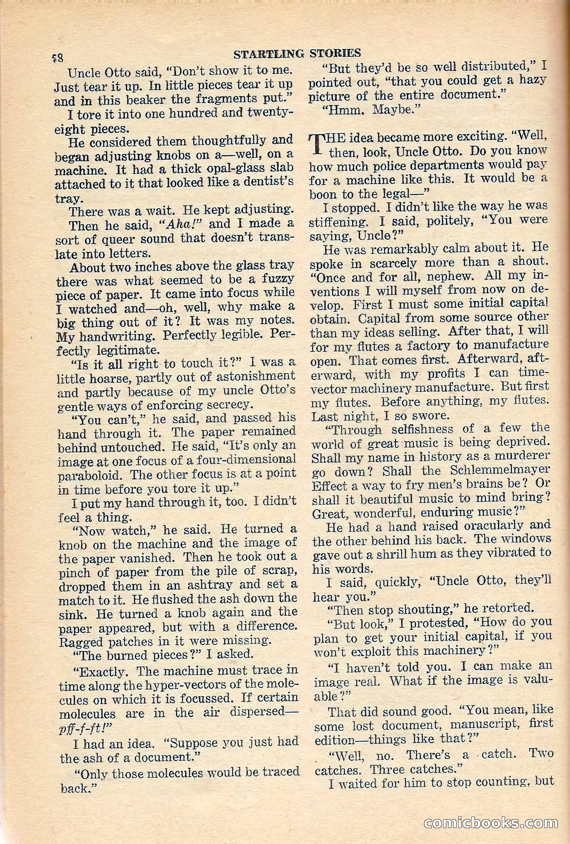 Startling Stories (New Zealand Edition) — page 58 of 68