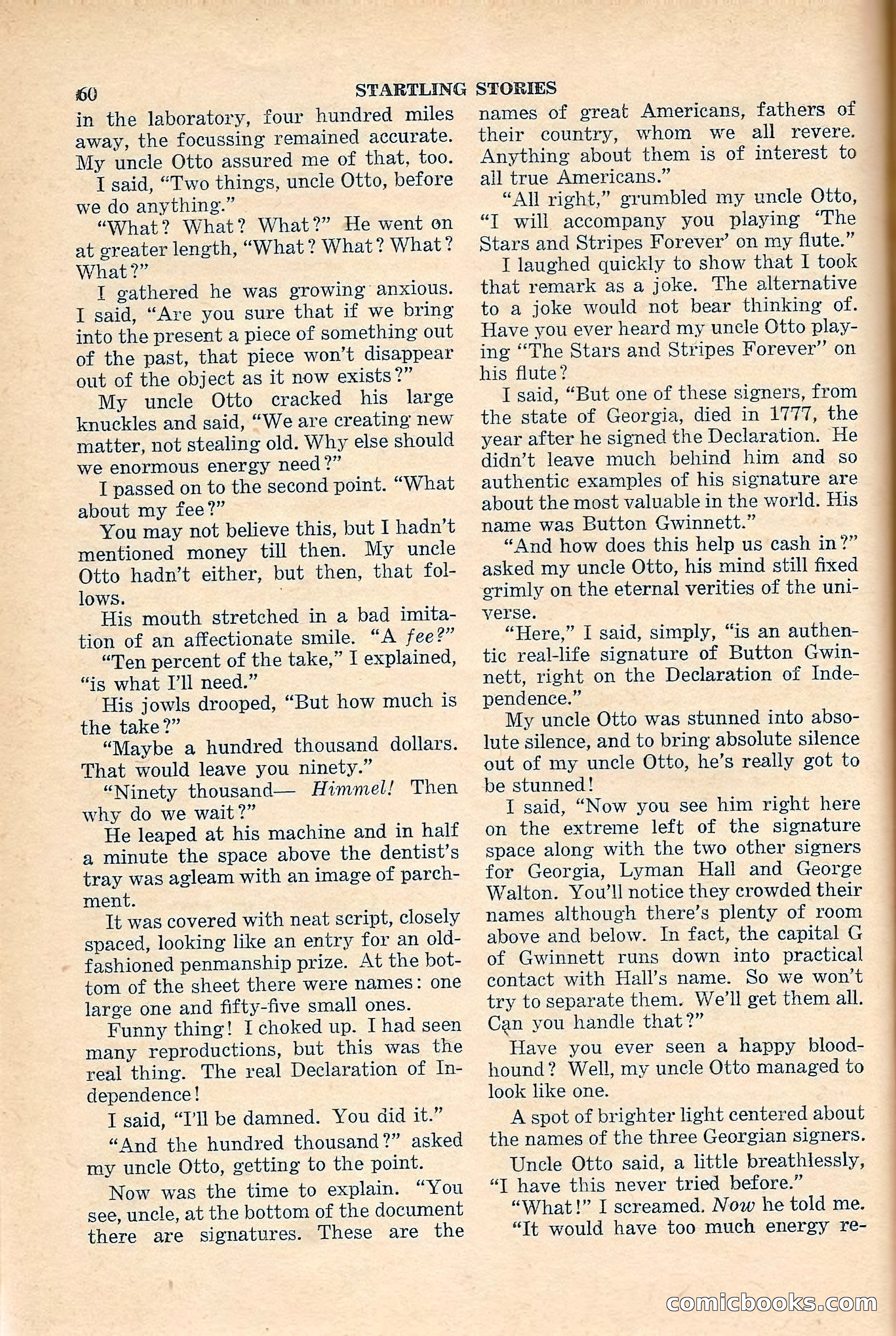Startling Stories (New Zealand Edition) — page 60 of 68