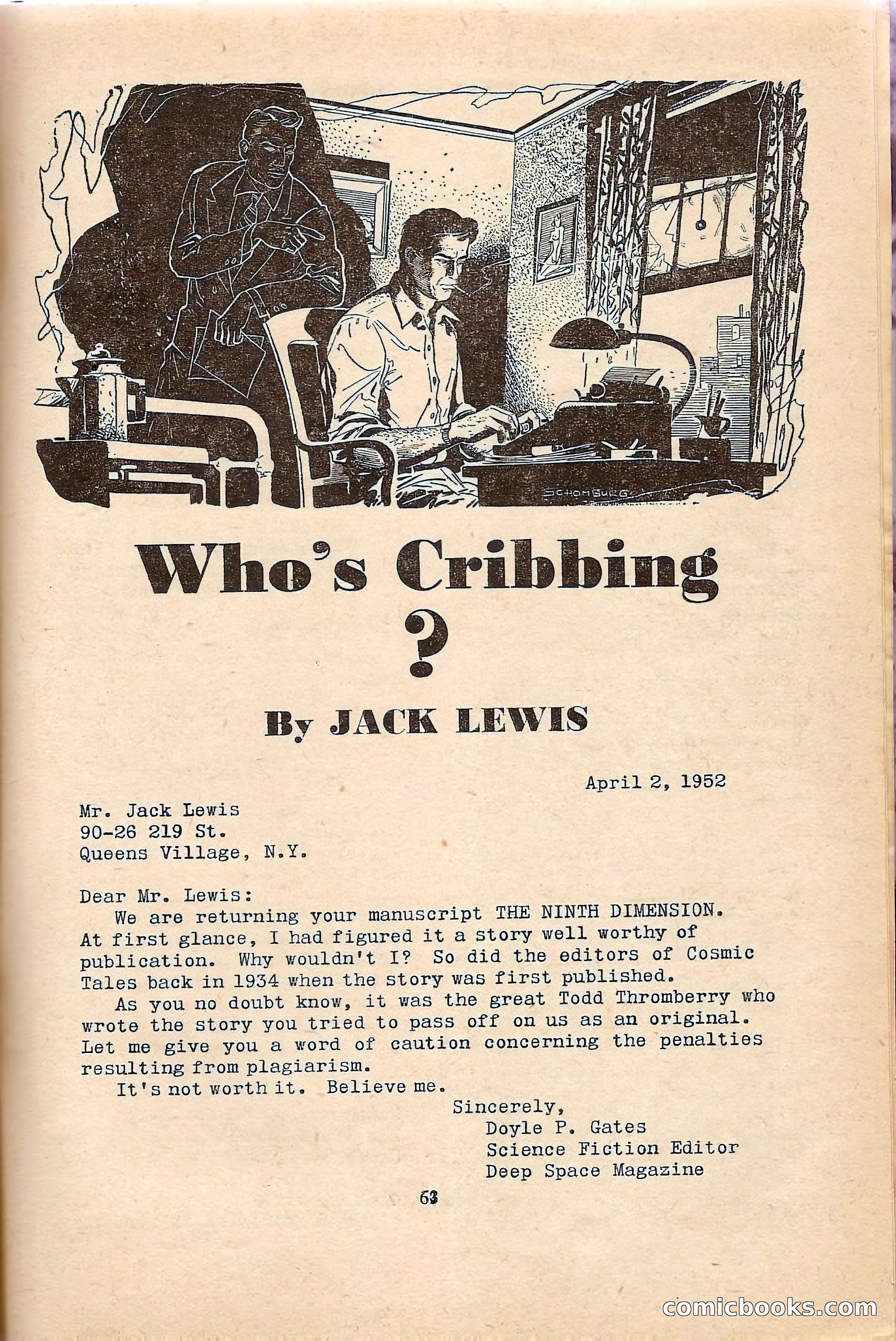 Startling Stories (New Zealand Edition) — page 63 of 68