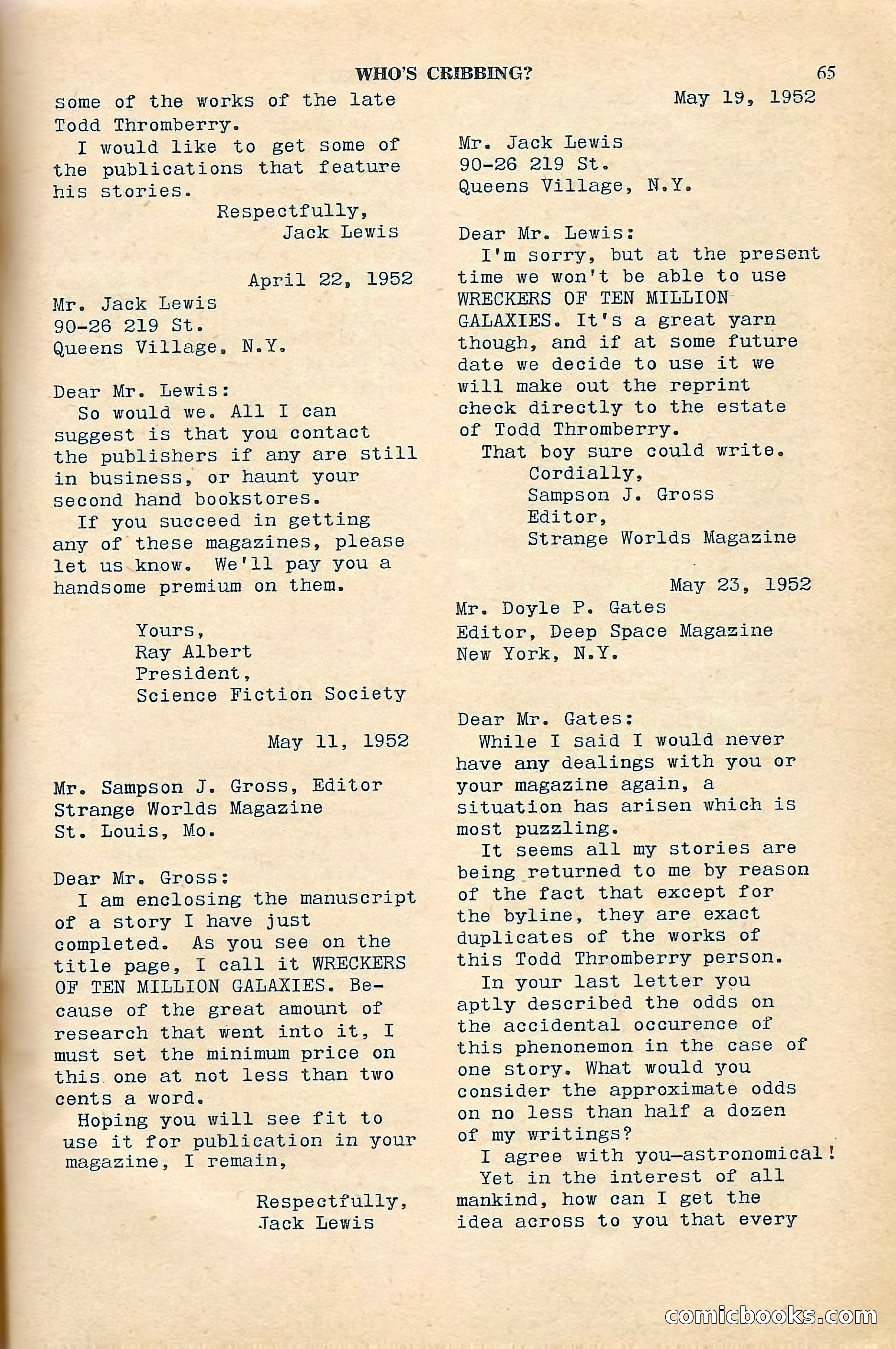 Startling Stories (New Zealand Edition) — page 65 of 68