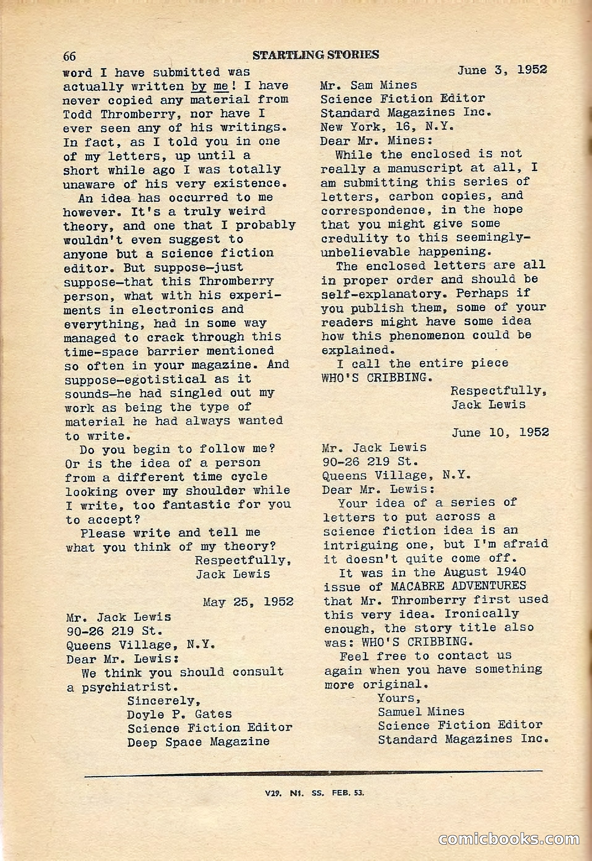 Startling Stories (New Zealand Edition) — page 66 of 68