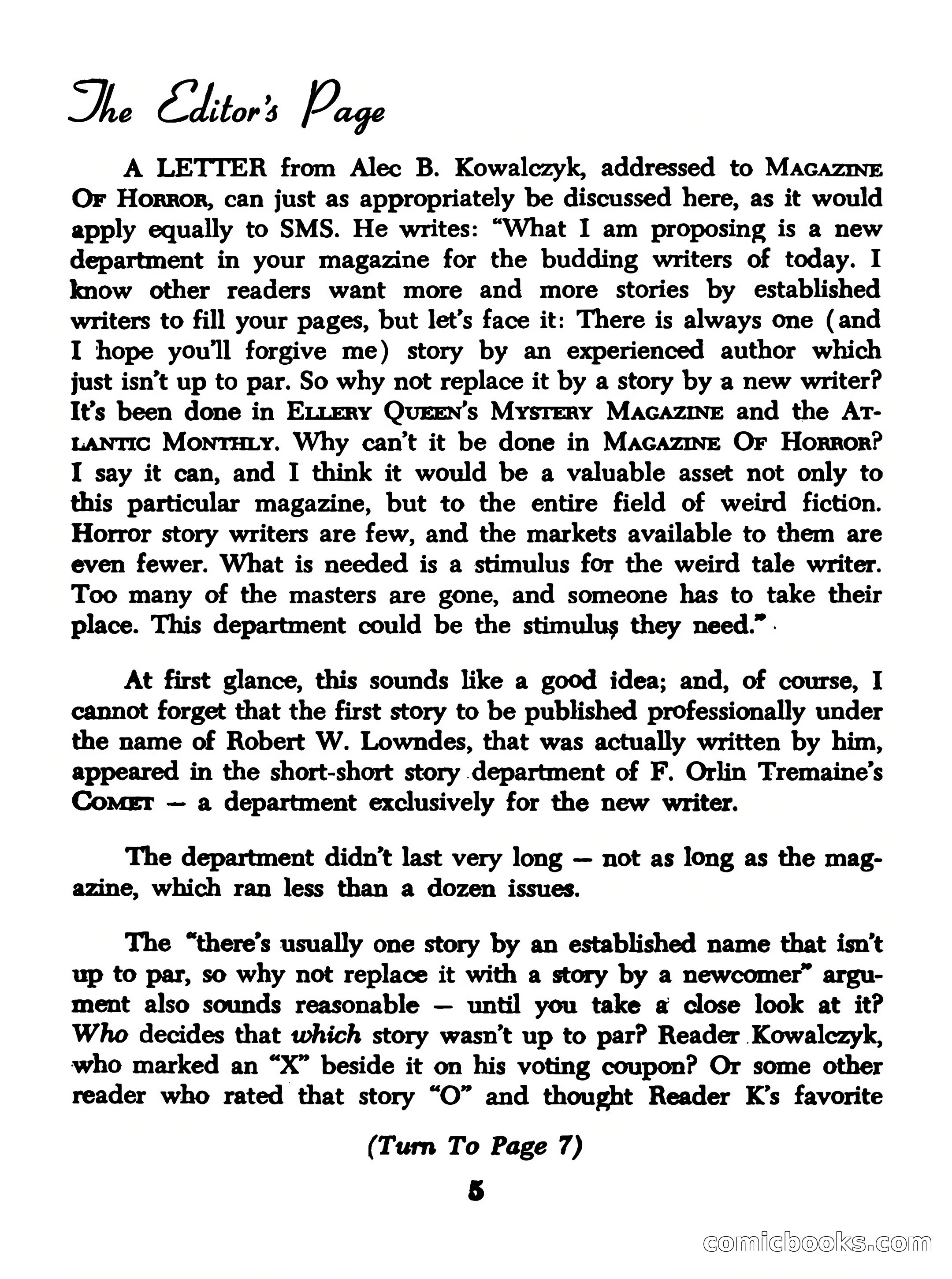 Startling Mystery Stories, No. 4 — page 5 of 132