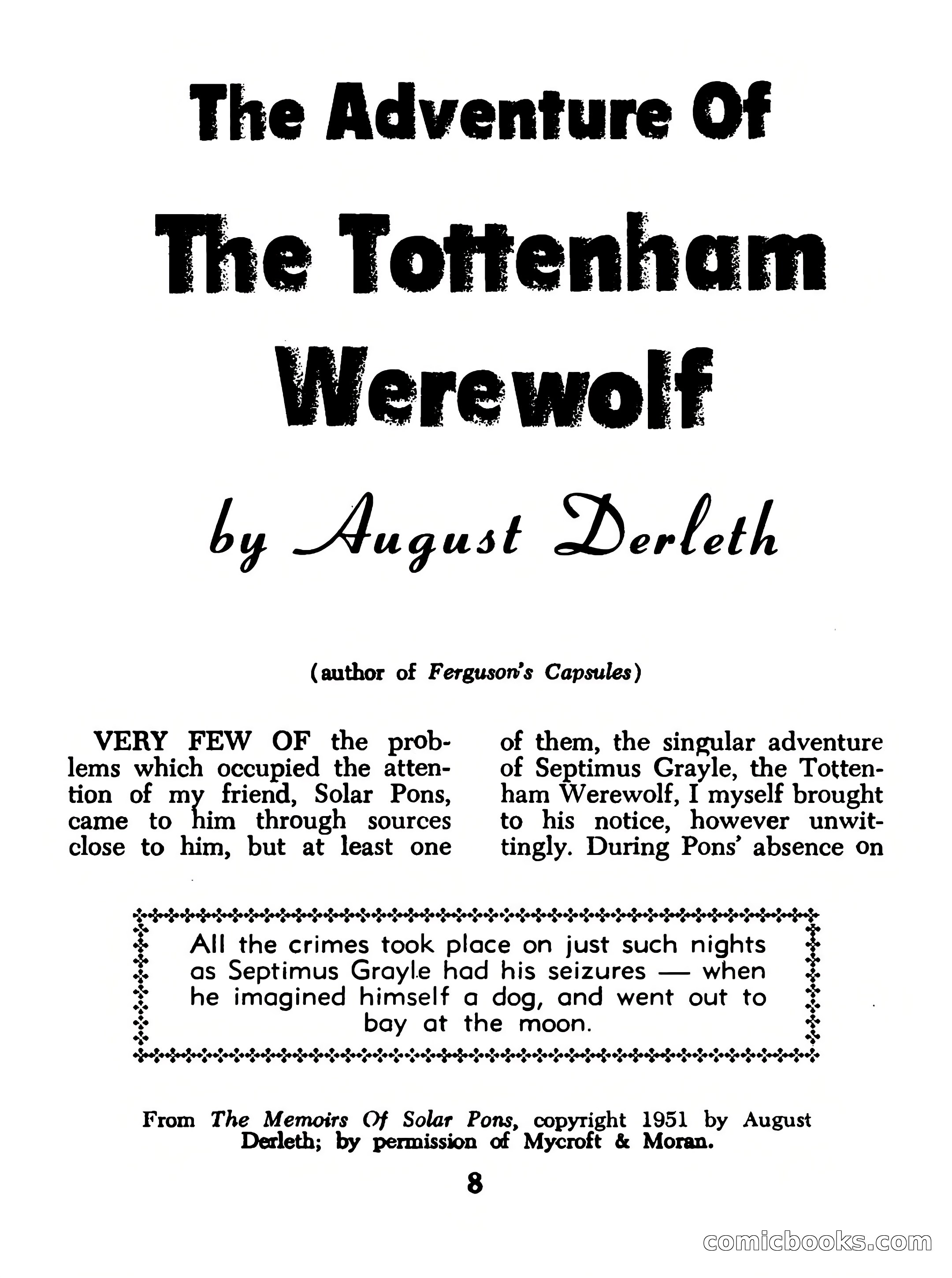 Startling Mystery Stories, No. 4 — page 8 of 132