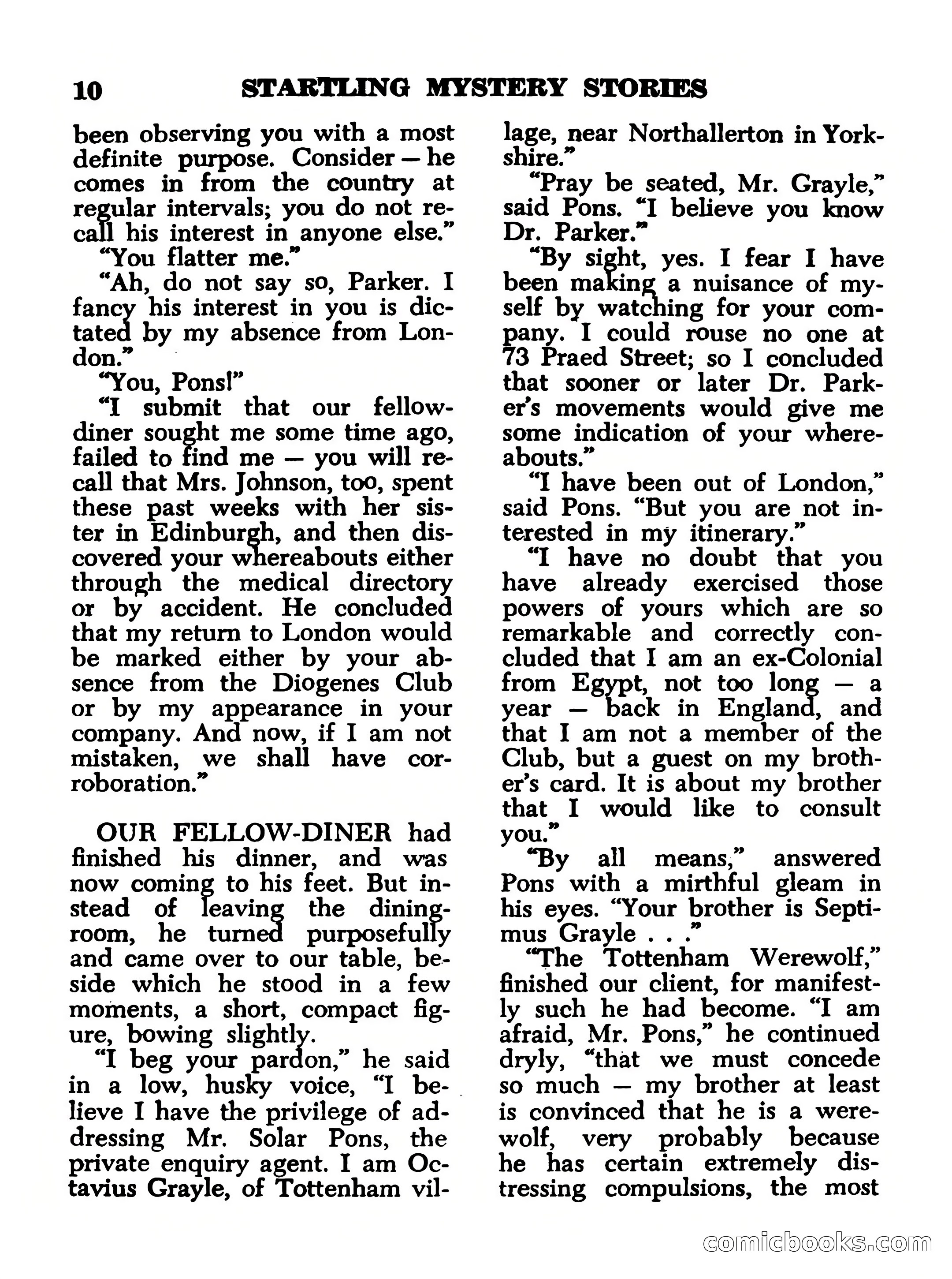 Startling Mystery Stories, No. 4 — page 10 of 132