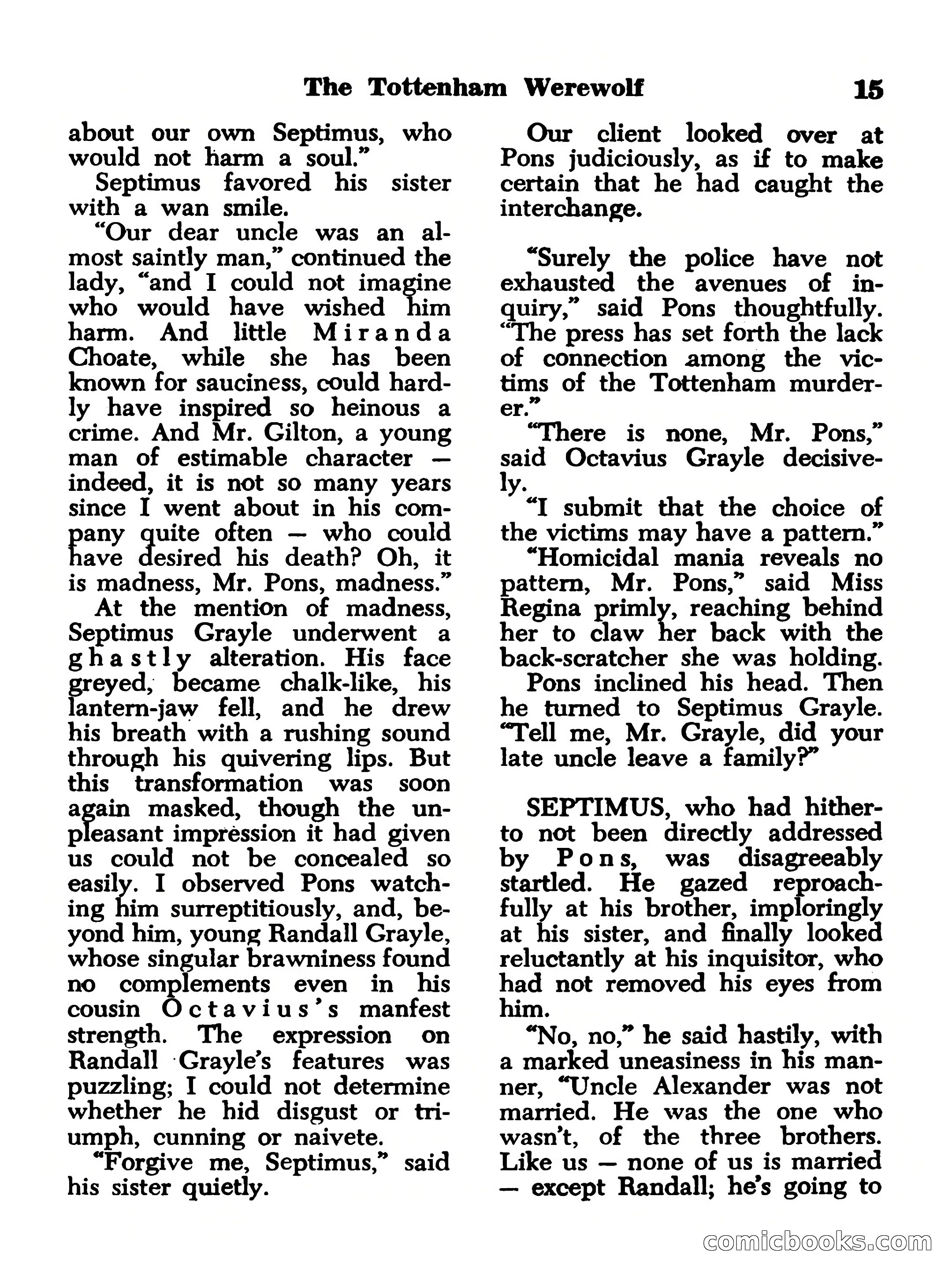Startling Mystery Stories, No. 4 — page 15 of 132