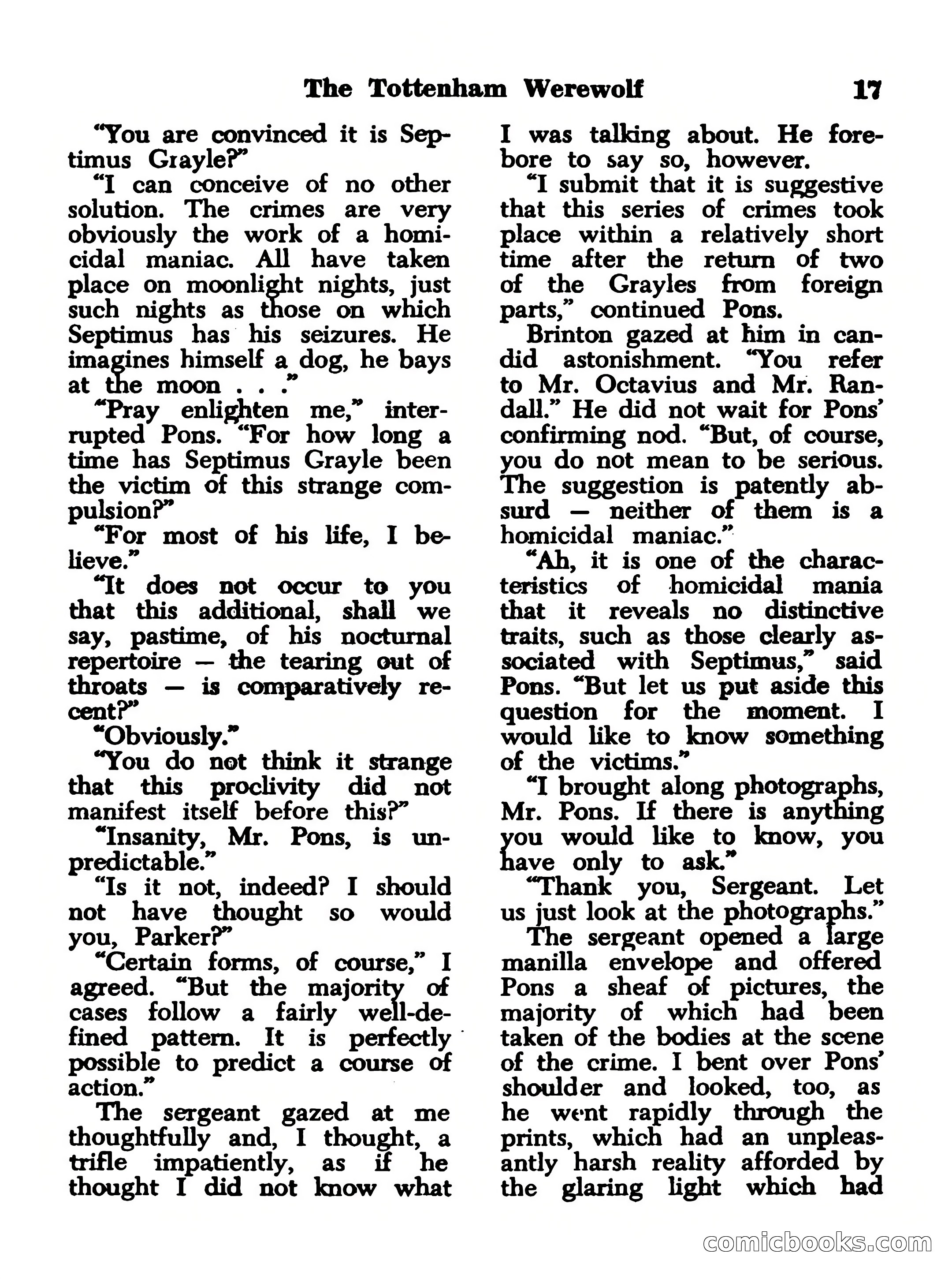 Startling Mystery Stories, No. 4 — page 17 of 132