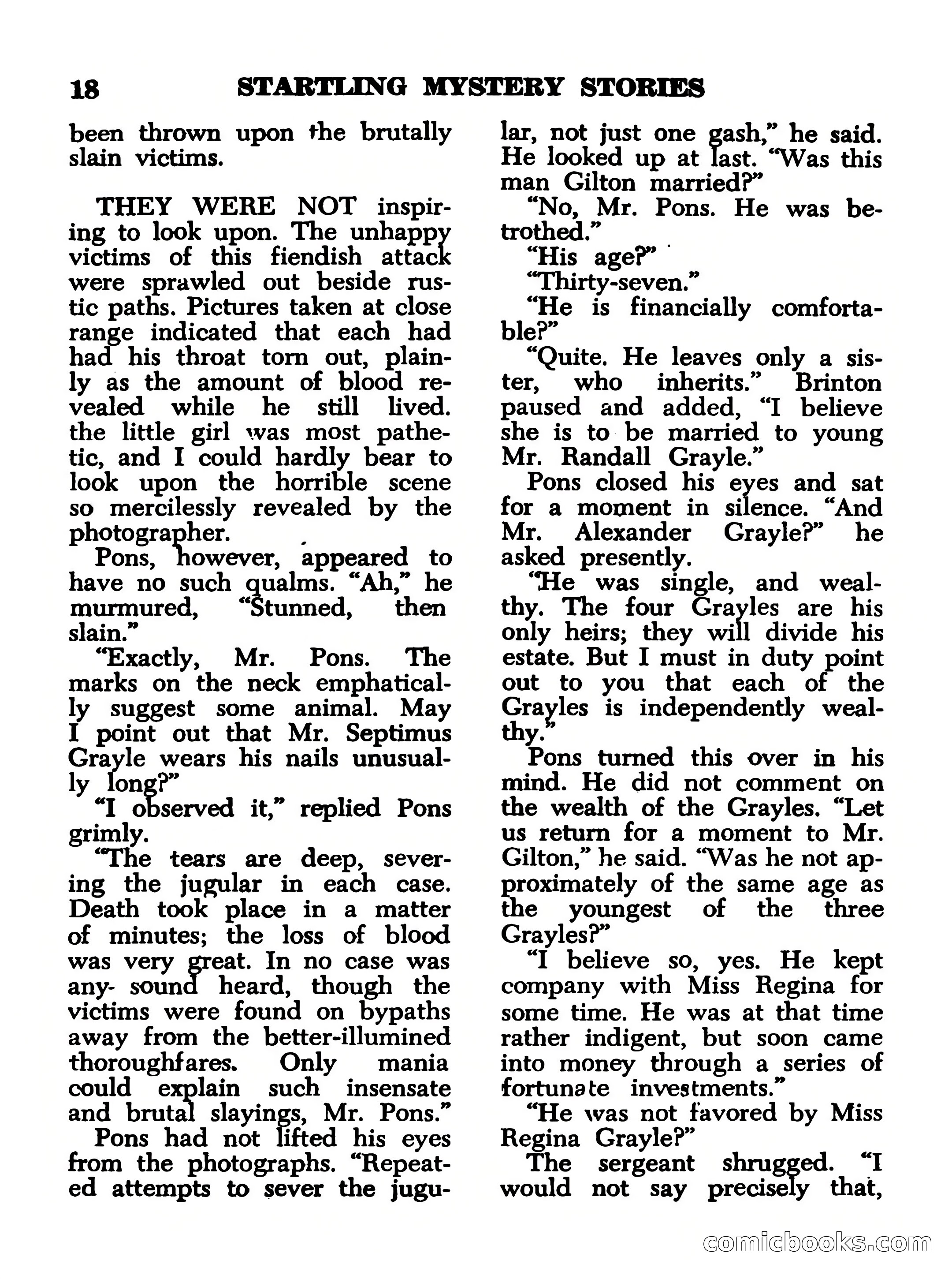 Startling Mystery Stories, No. 4 — page 18 of 132