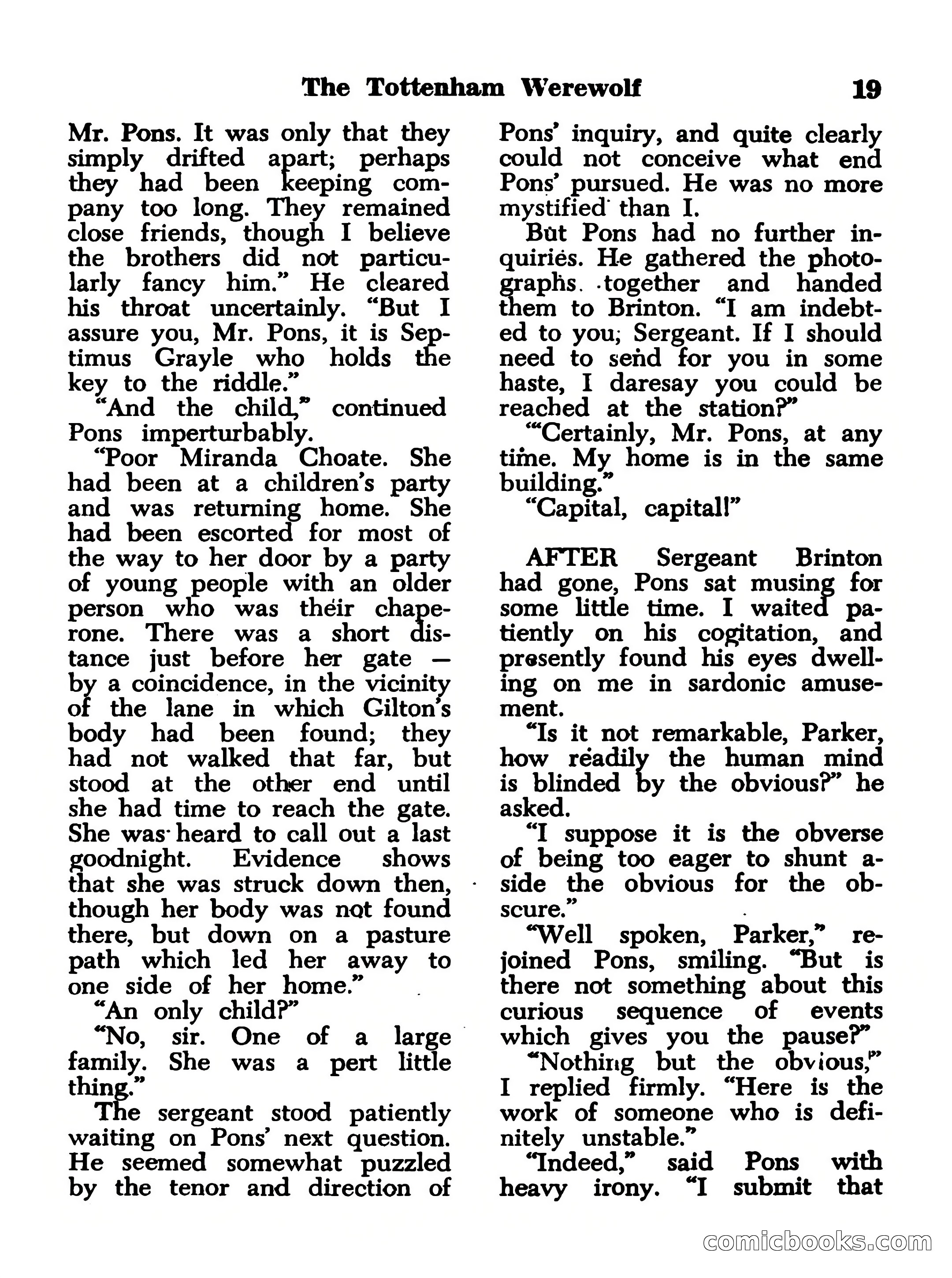 Startling Mystery Stories, No. 4 — page 19 of 132