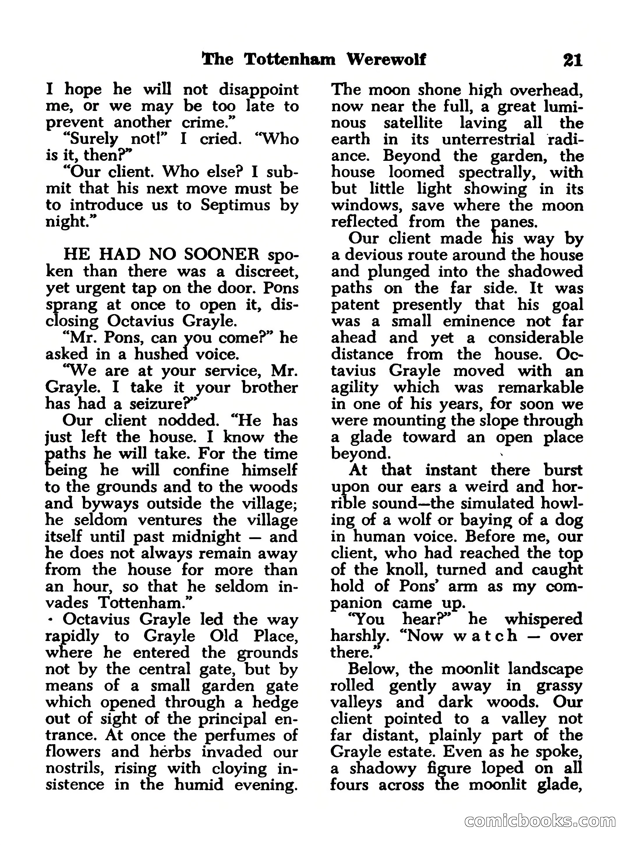 Startling Mystery Stories, No. 4 — page 21 of 132
