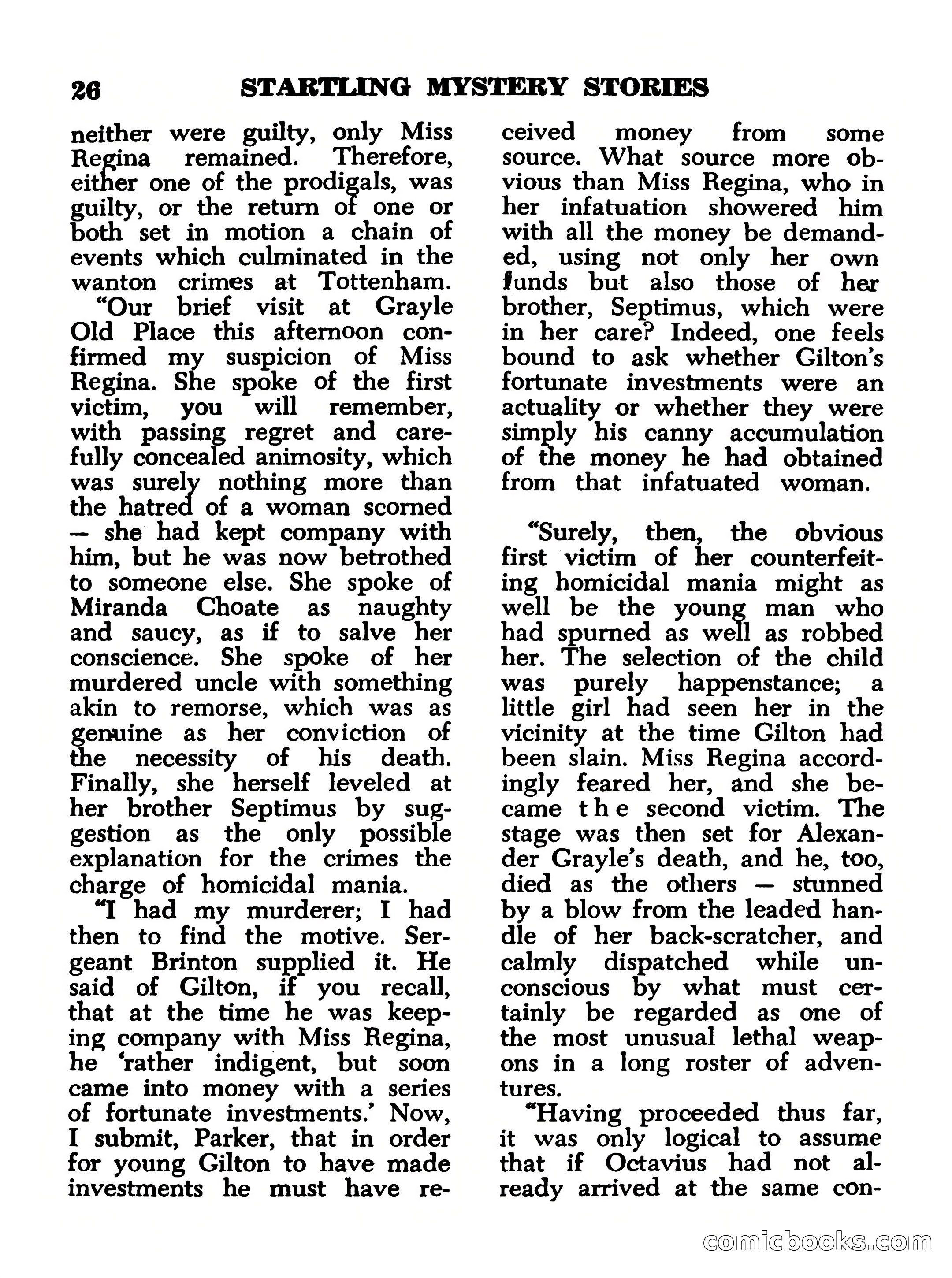 Startling Mystery Stories, No. 4 — page 26 of 132