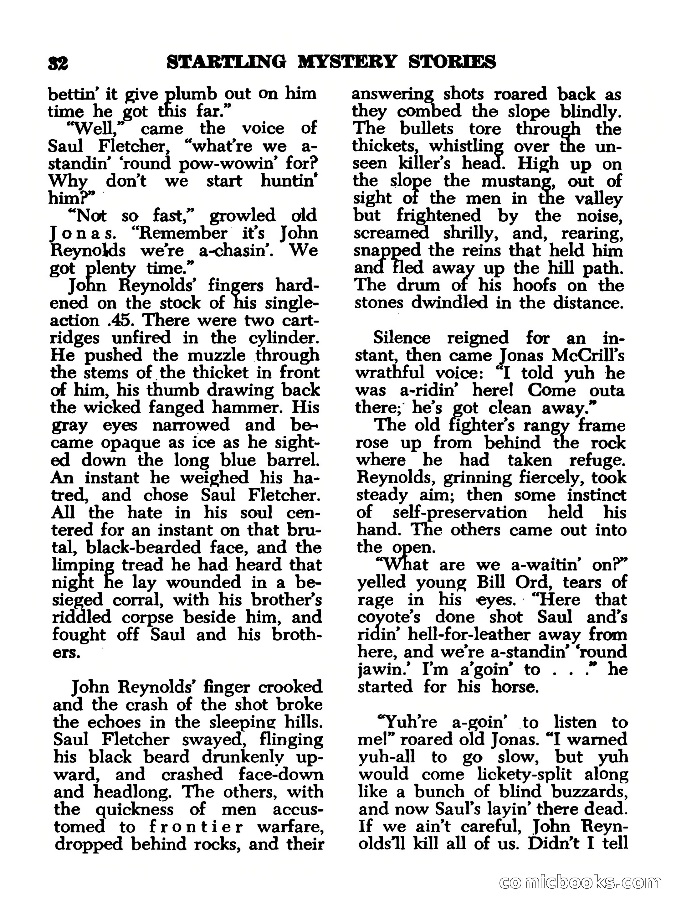 Startling Mystery Stories, No. 4 — page 32 of 132