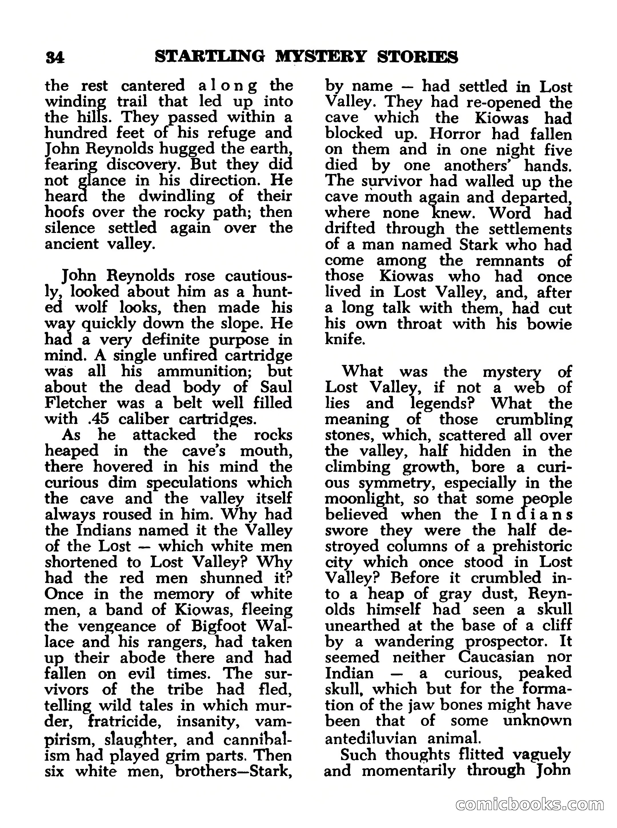Startling Mystery Stories, No. 4 — page 34 of 132