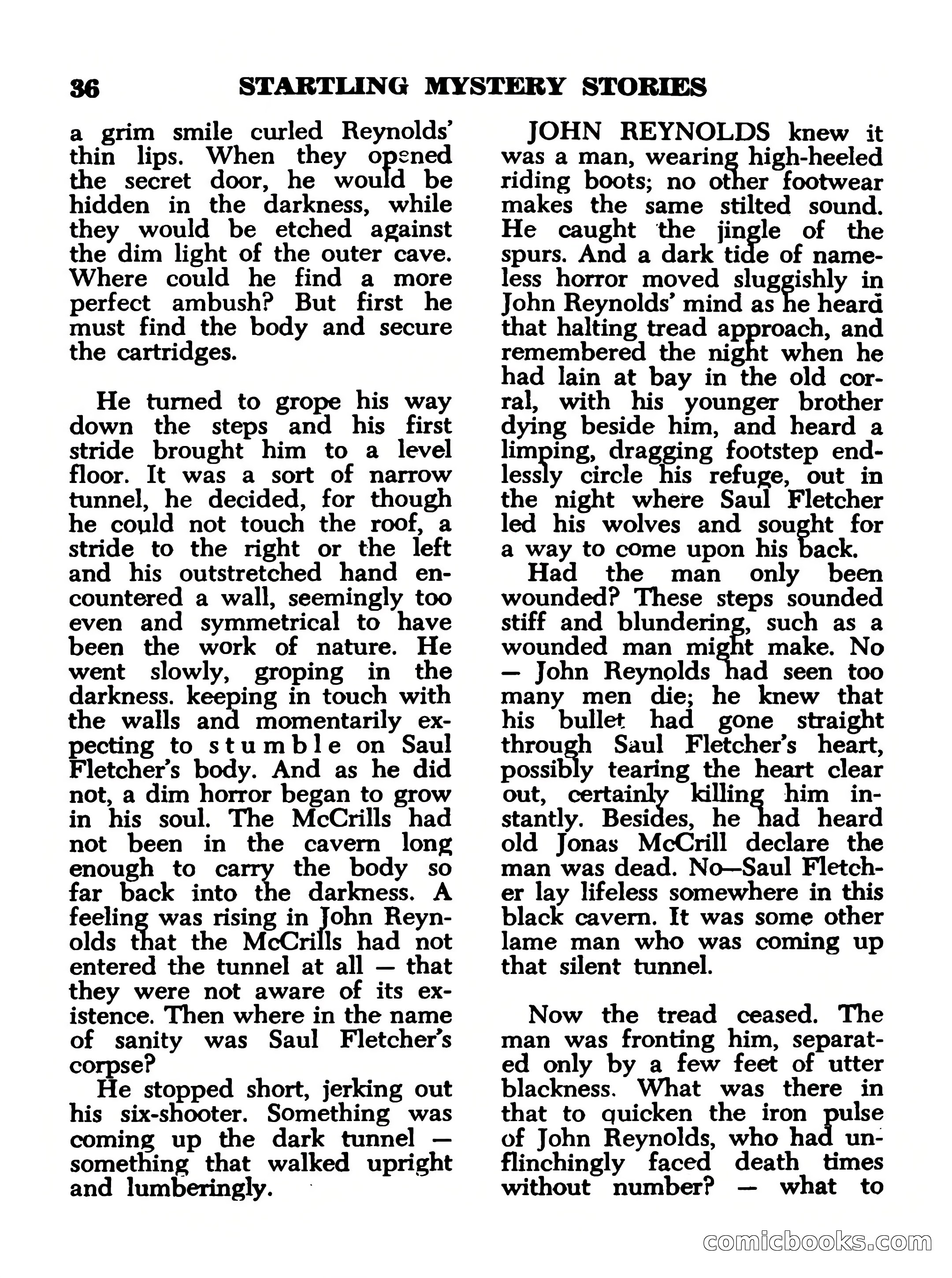 Startling Mystery Stories, No. 4 — page 36 of 132