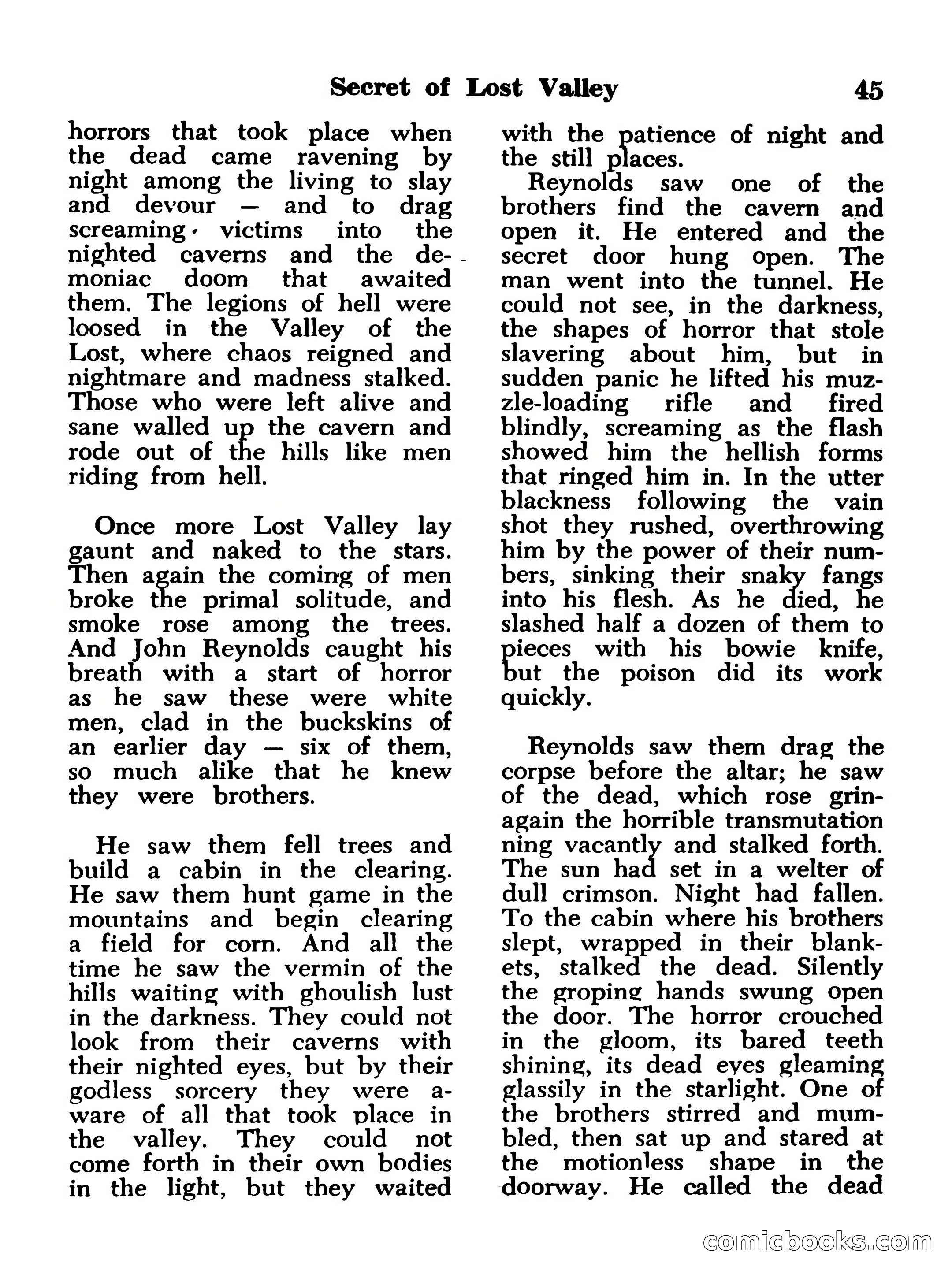 Startling Mystery Stories, No. 4 — page 45 of 132