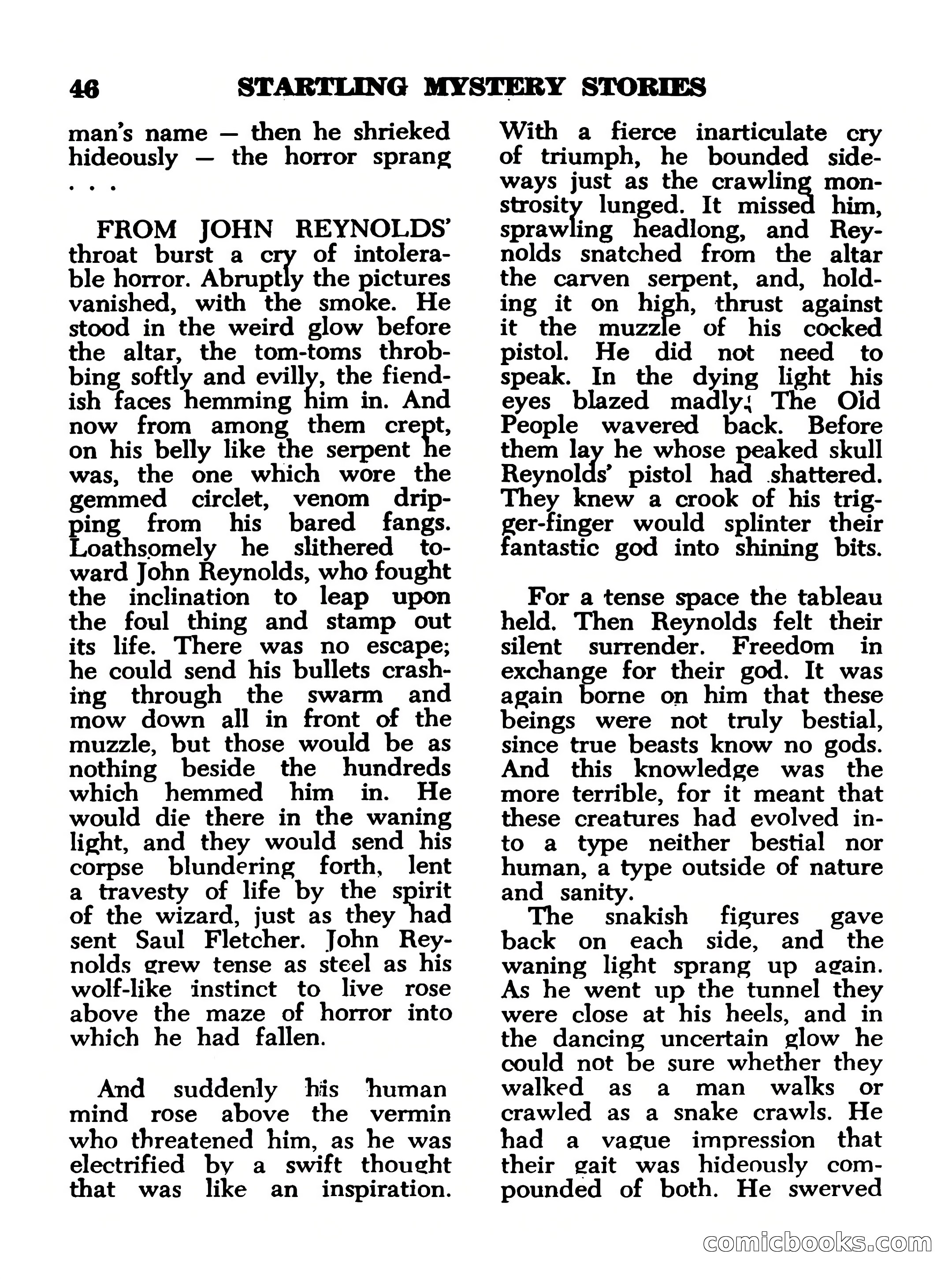Startling Mystery Stories, No. 4 — page 46 of 132