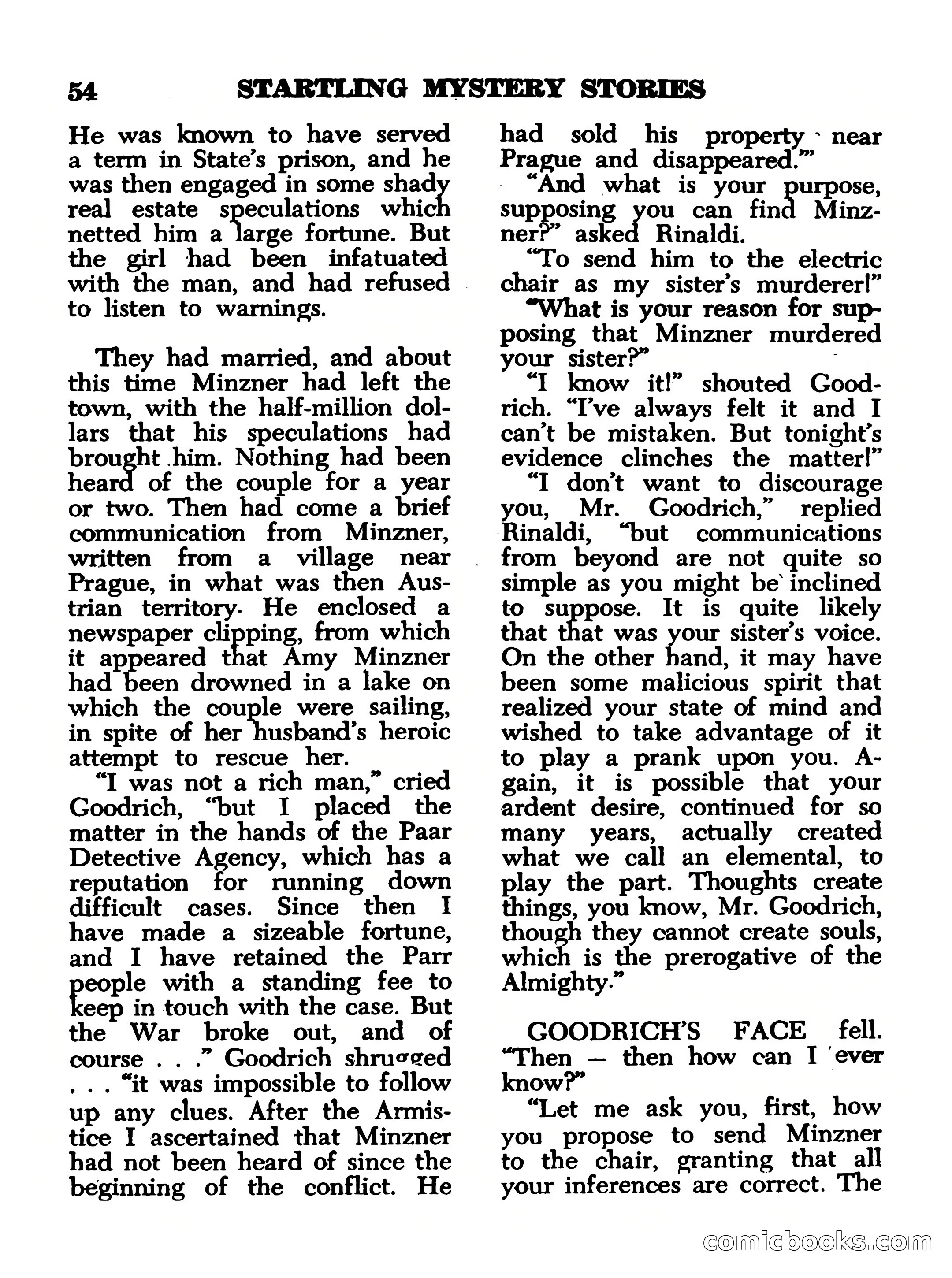 Startling Mystery Stories, No. 4 — page 54 of 132