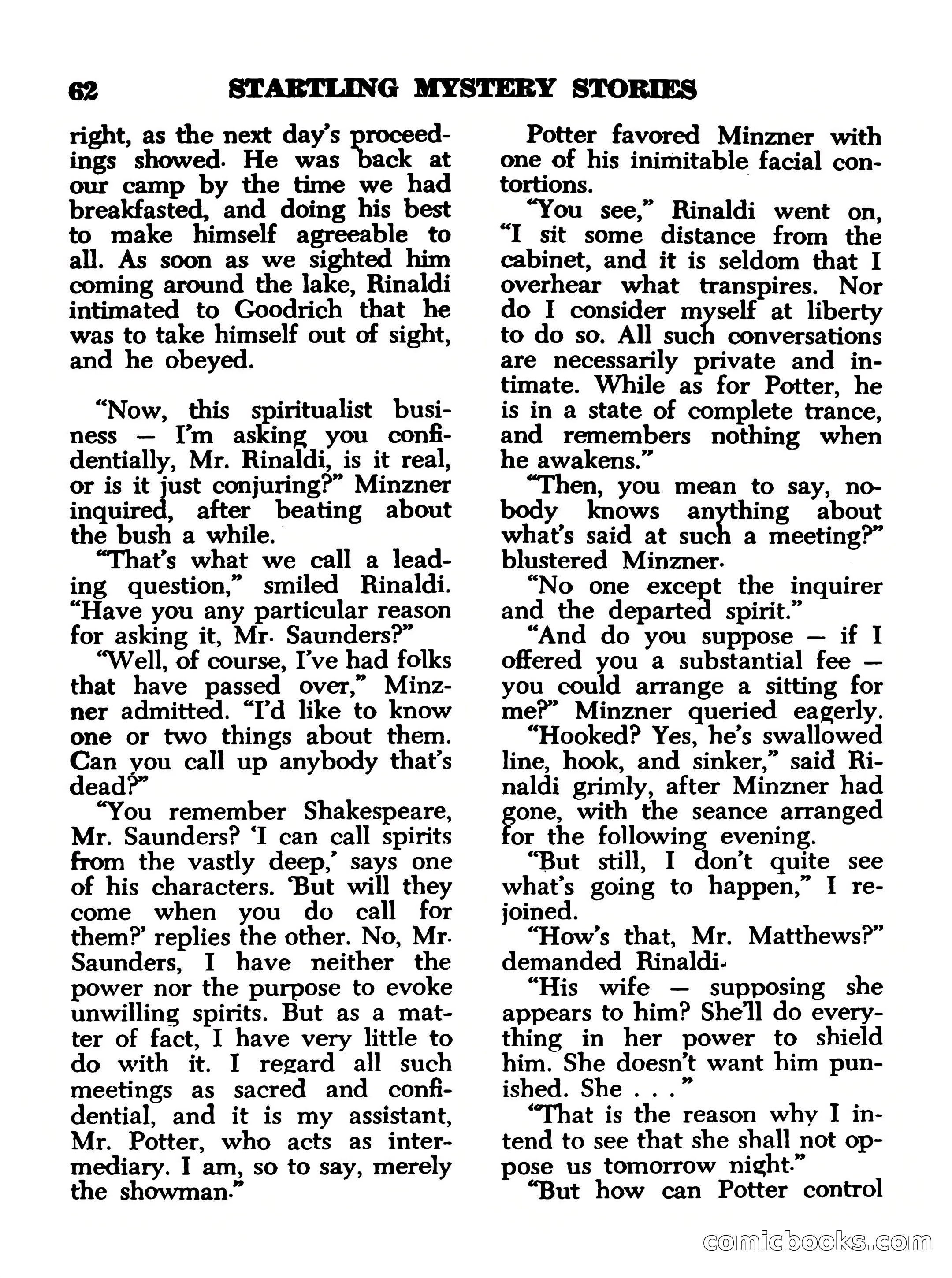 Startling Mystery Stories, No. 4 — page 62 of 132
