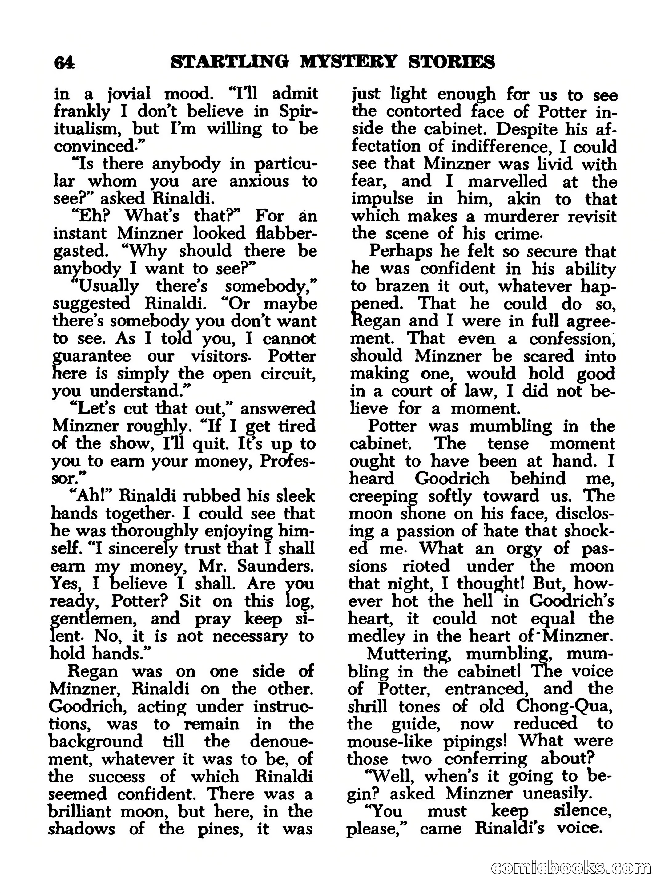 Startling Mystery Stories, No. 4 — page 64 of 132