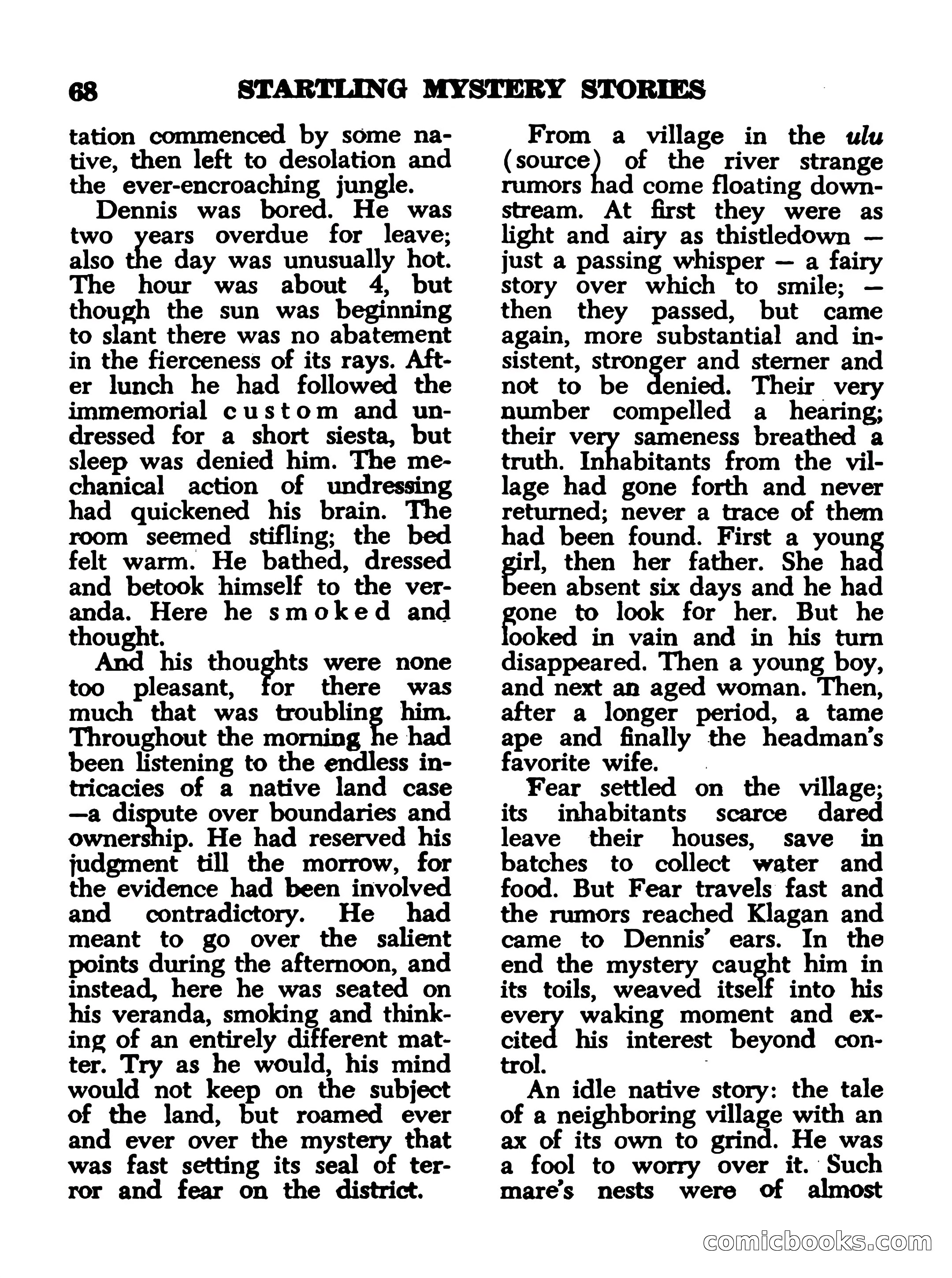 Startling Mystery Stories, No. 4 — page 68 of 132
