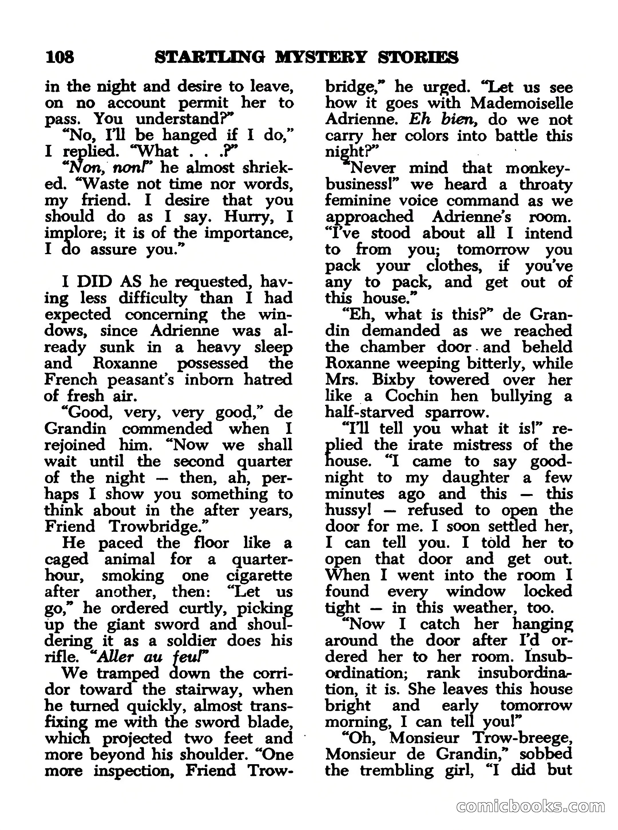 Startling Mystery Stories, No. 4 — page 108 of 132
