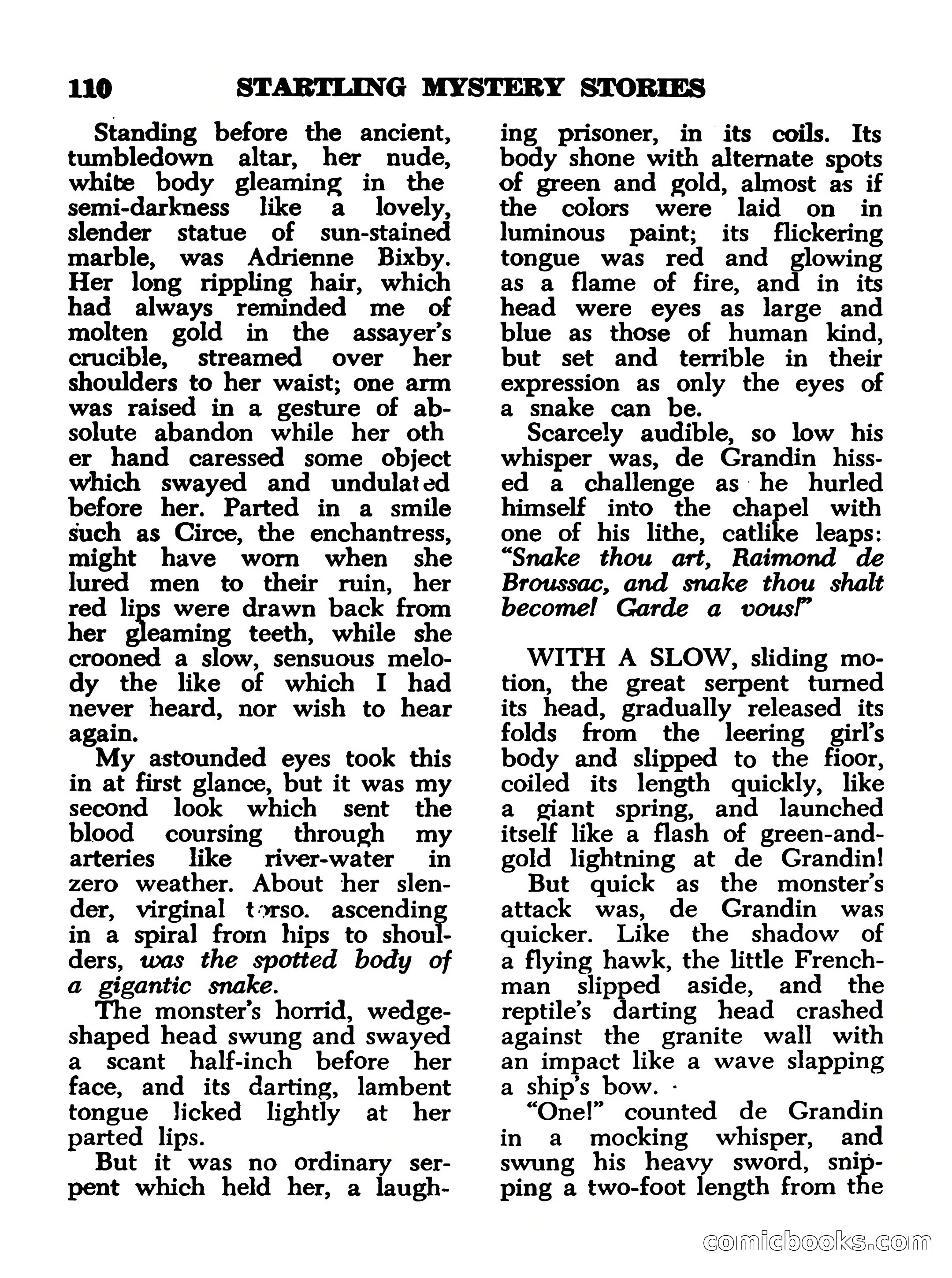 Startling Mystery Stories, No. 4 — page 110 of 132