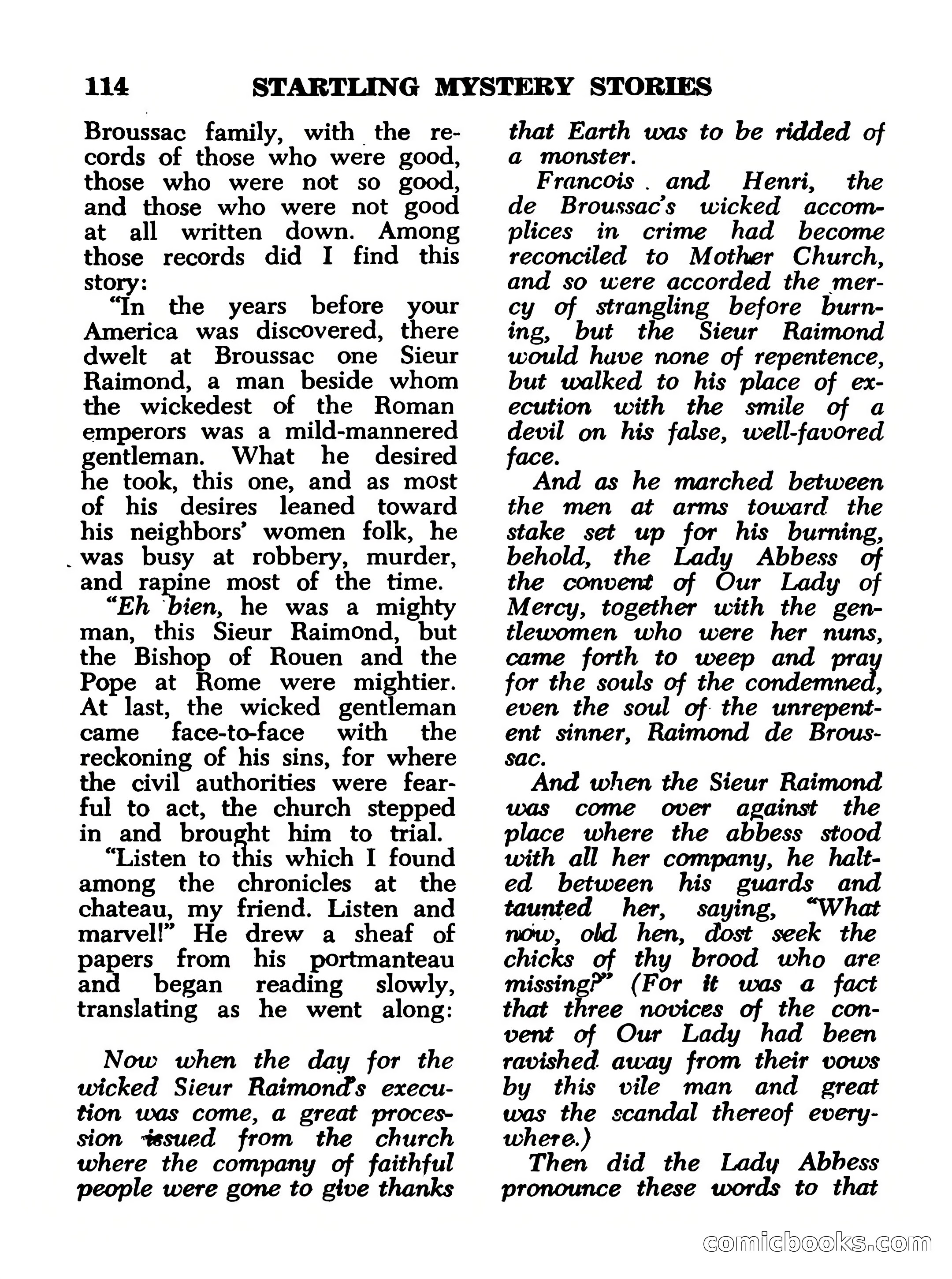 Startling Mystery Stories, No. 4 — page 114 of 132