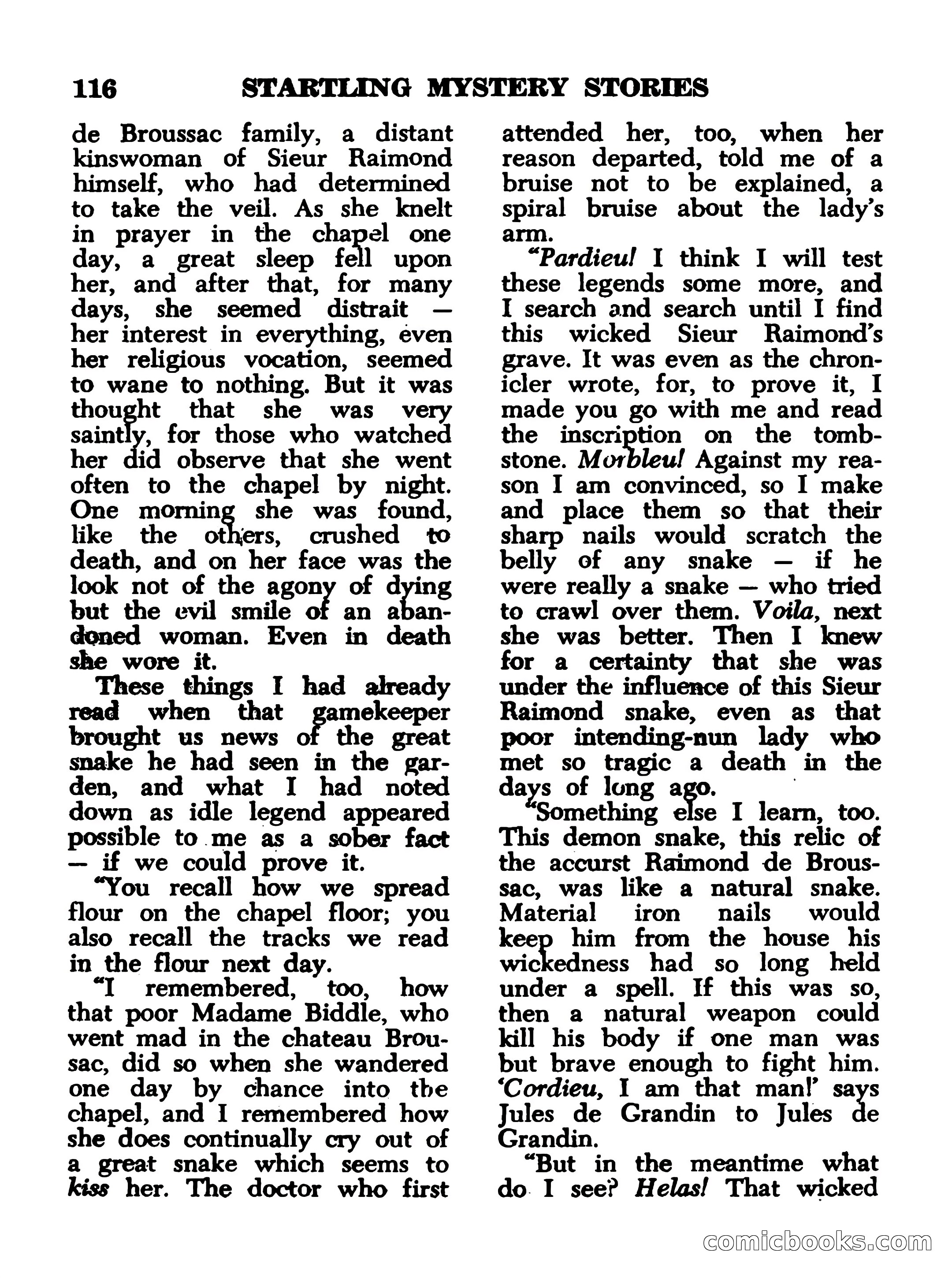 Startling Mystery Stories, No. 4 — page 116 of 132