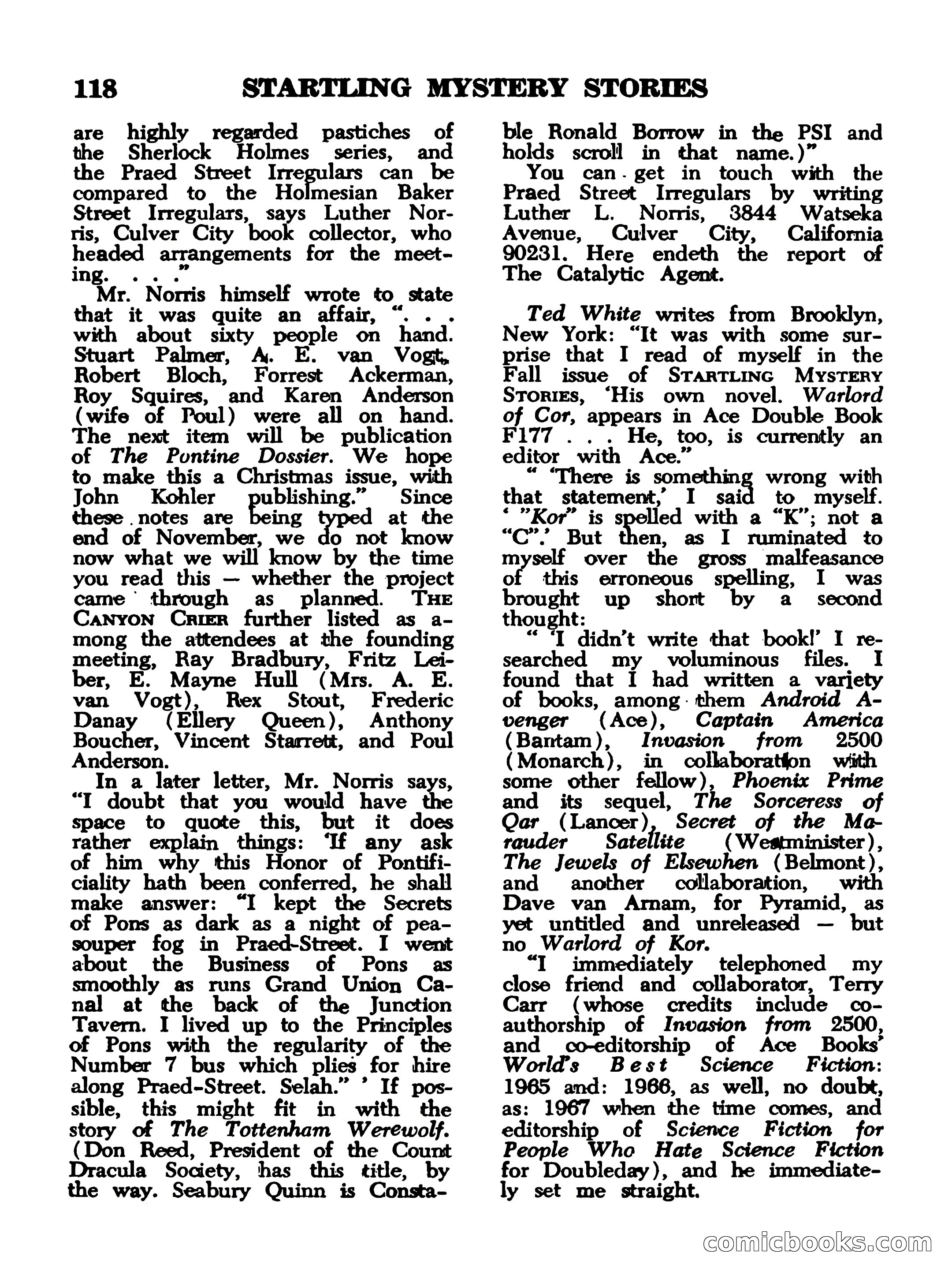 Startling Mystery Stories, No. 4 — page 118 of 132