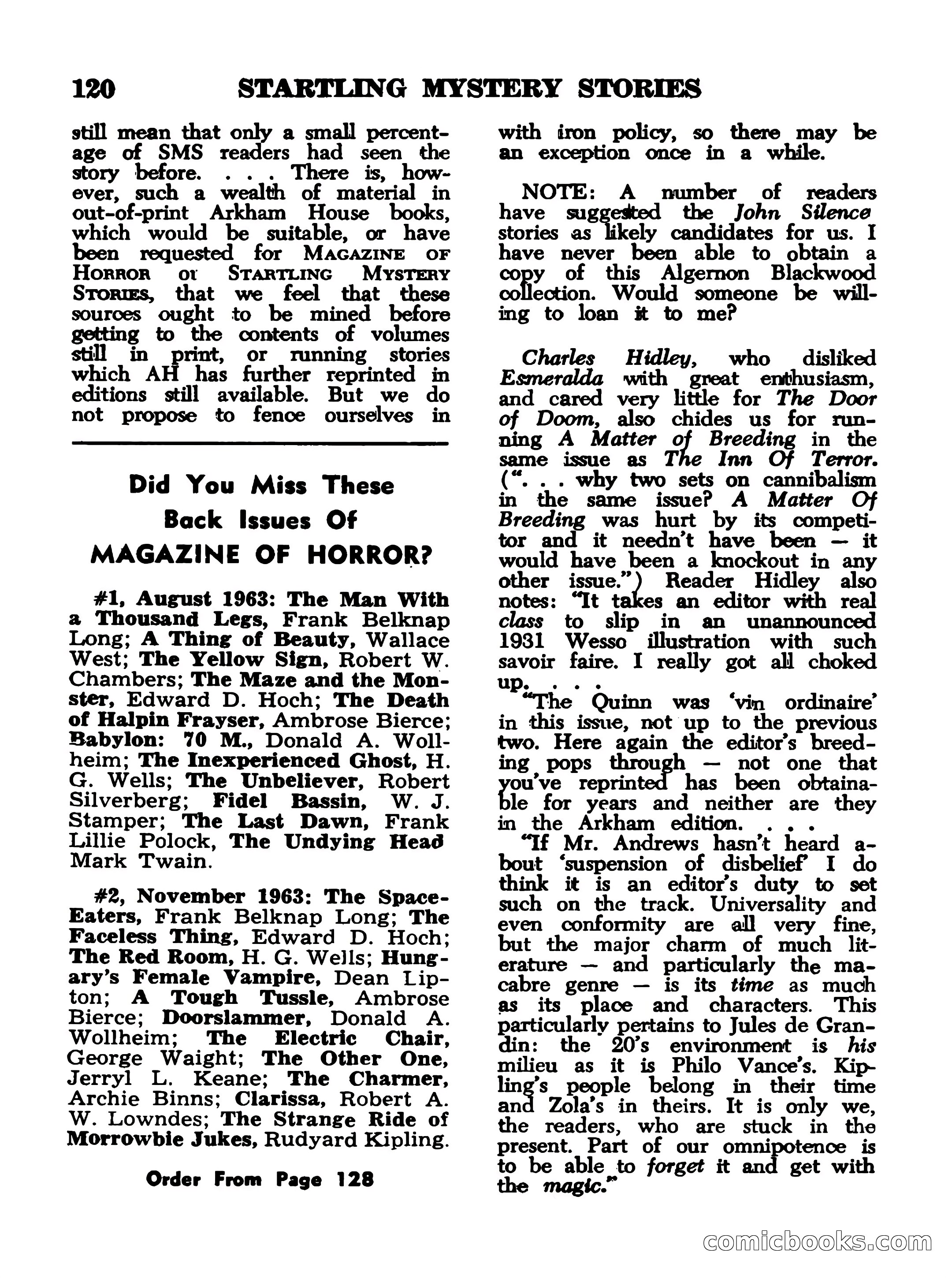 Startling Mystery Stories, No. 4 — page 120 of 132