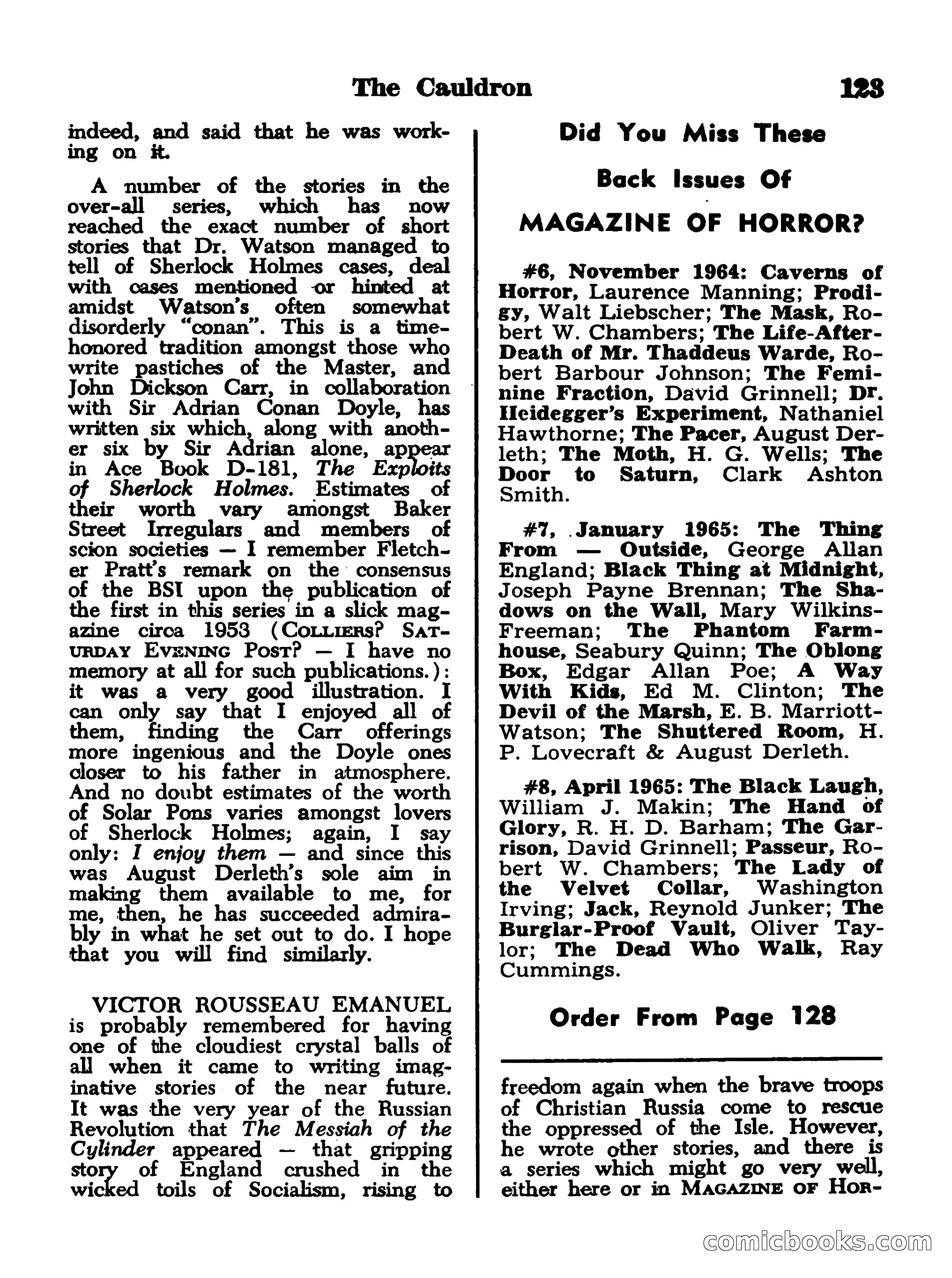 Startling Mystery Stories, No. 4 — page 123 of 132